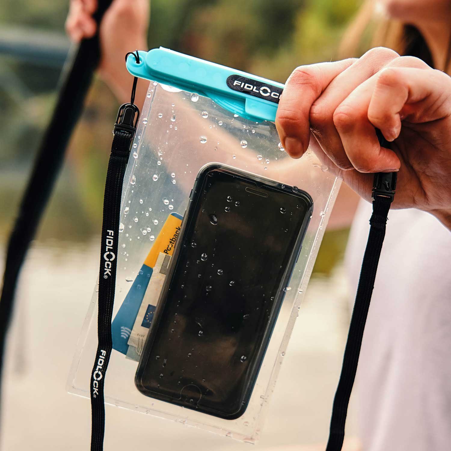 Fidlock Smartphonetasche bag dry medi Petrol HERMETIC