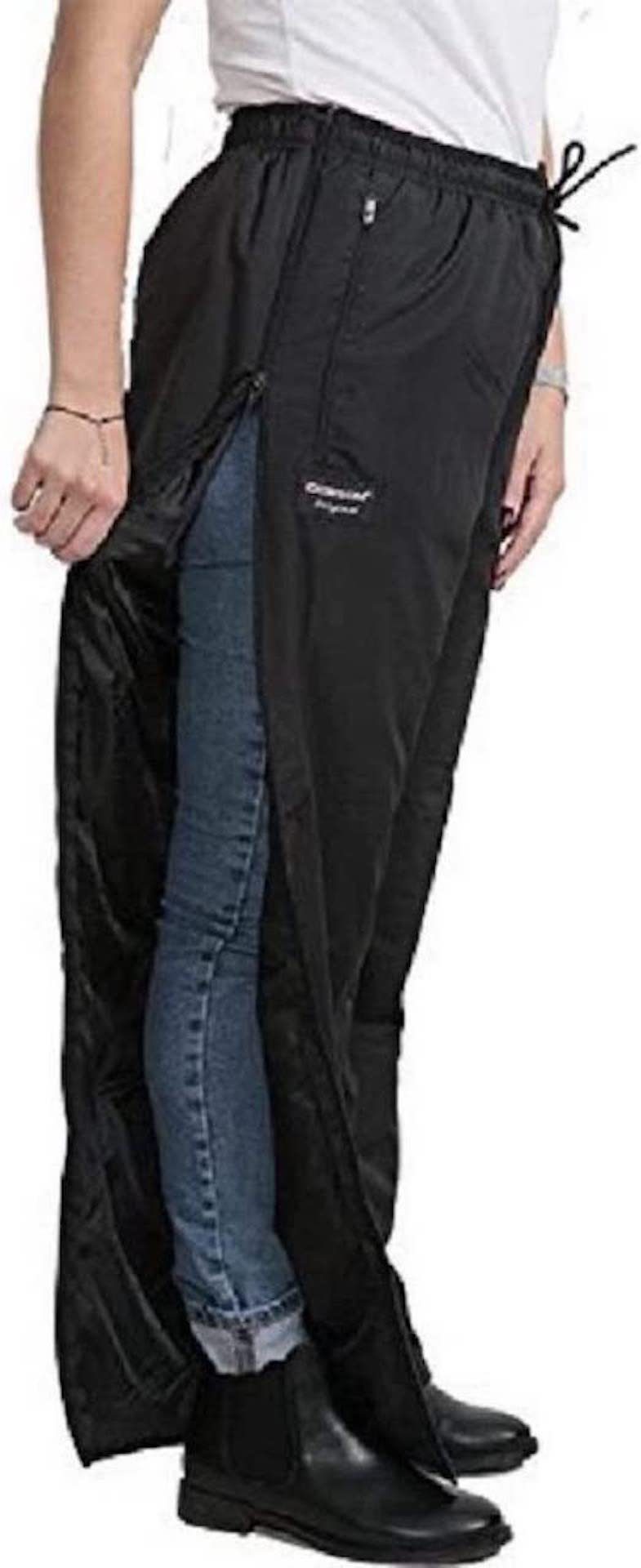 Dobsom Outdoorhose Winter Reha-Hose D/H gefüttert mit durchgehendem Reißverschluss warm