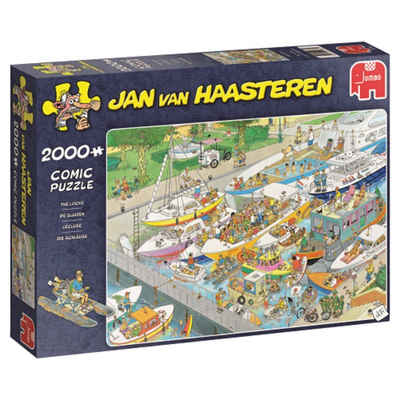 Jumbo Spiele Puzzle 19068 Jan van Haasteren Die Schleuse, 2000 Puzzleteile