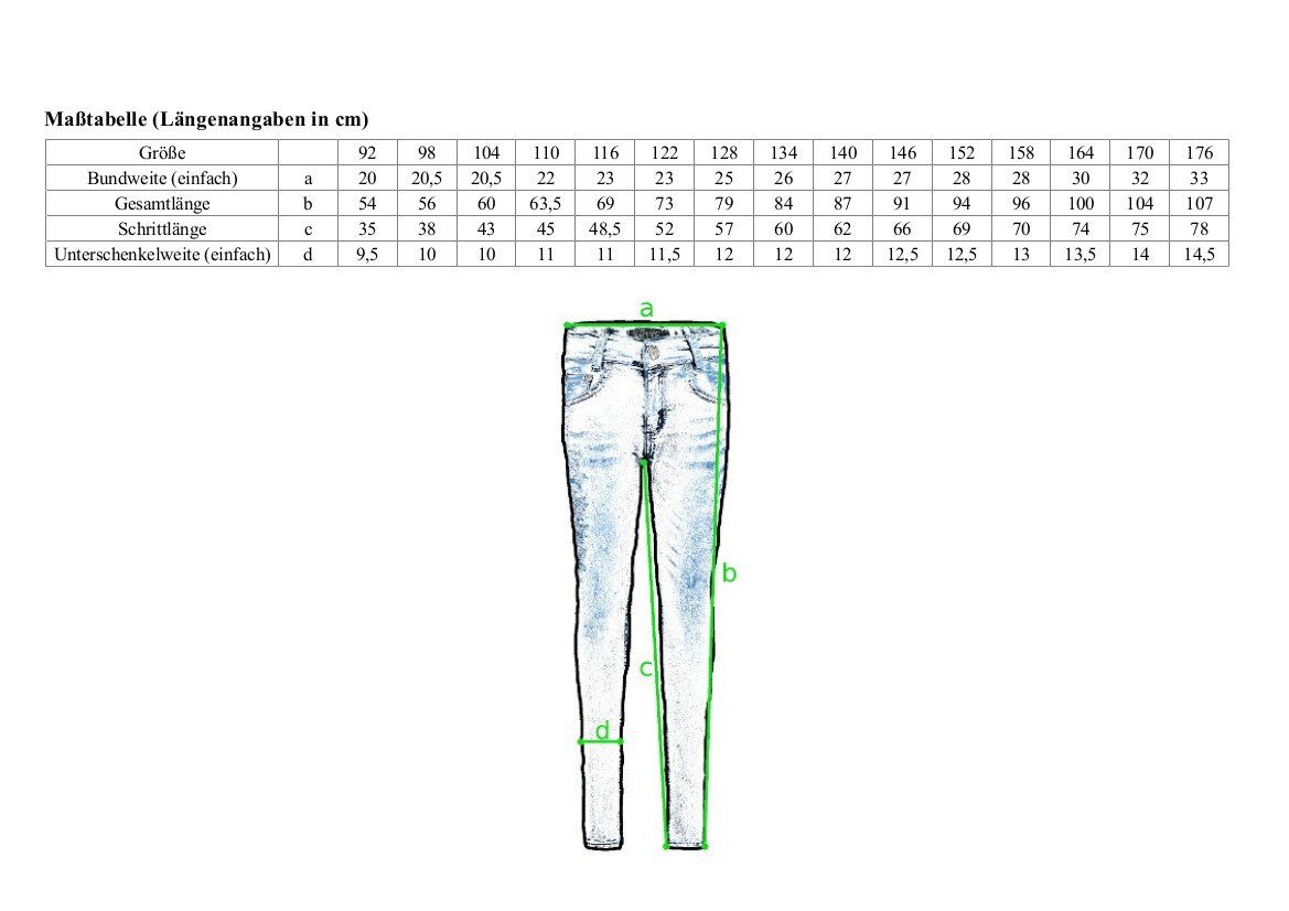 BLUE EFFECT Stretch-Jeans Jeans Hose superslim ultrastretch
