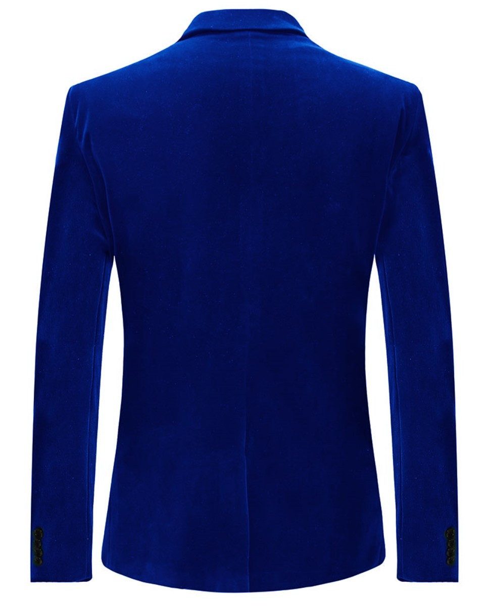 Allthemen Smokingsakko Herren Sakko in Samt Optik Smokingjacke Slim Fit günstig online kaufen