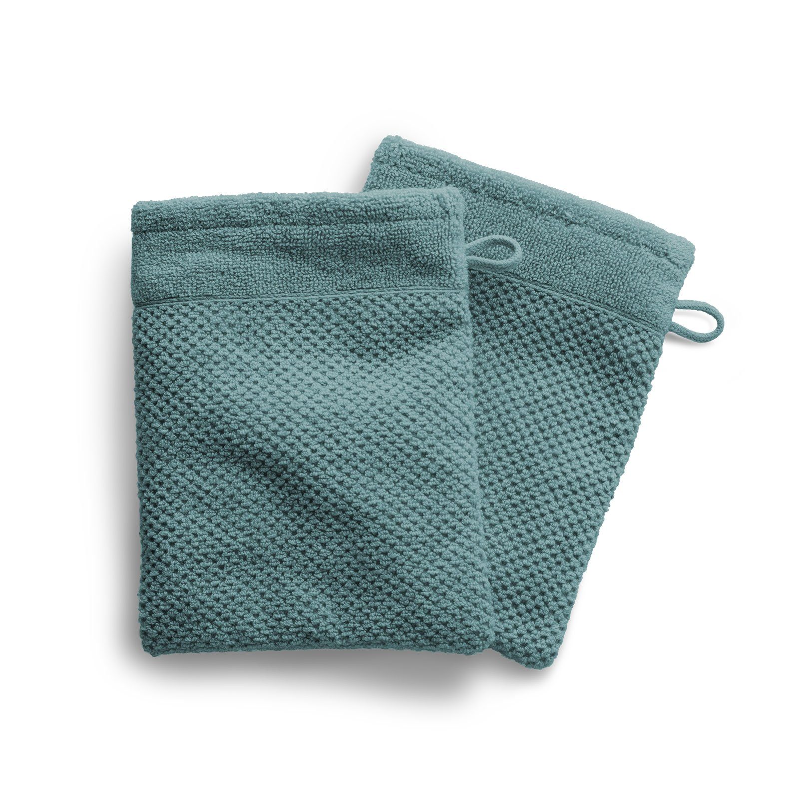 Kushel Waschhandschuh The Wash Glove Set Aqua Green