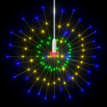 vidaXL Christbaumschmuck Feuerwerkslicht Weihnachtsdeko Mehrfarbig 20 cm 140 LEDs (1-tlg)