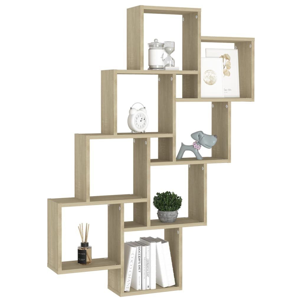 vidaXL Regal Würfelregal Sonoma-Eiche 90x15x119 cm günstig online kaufen