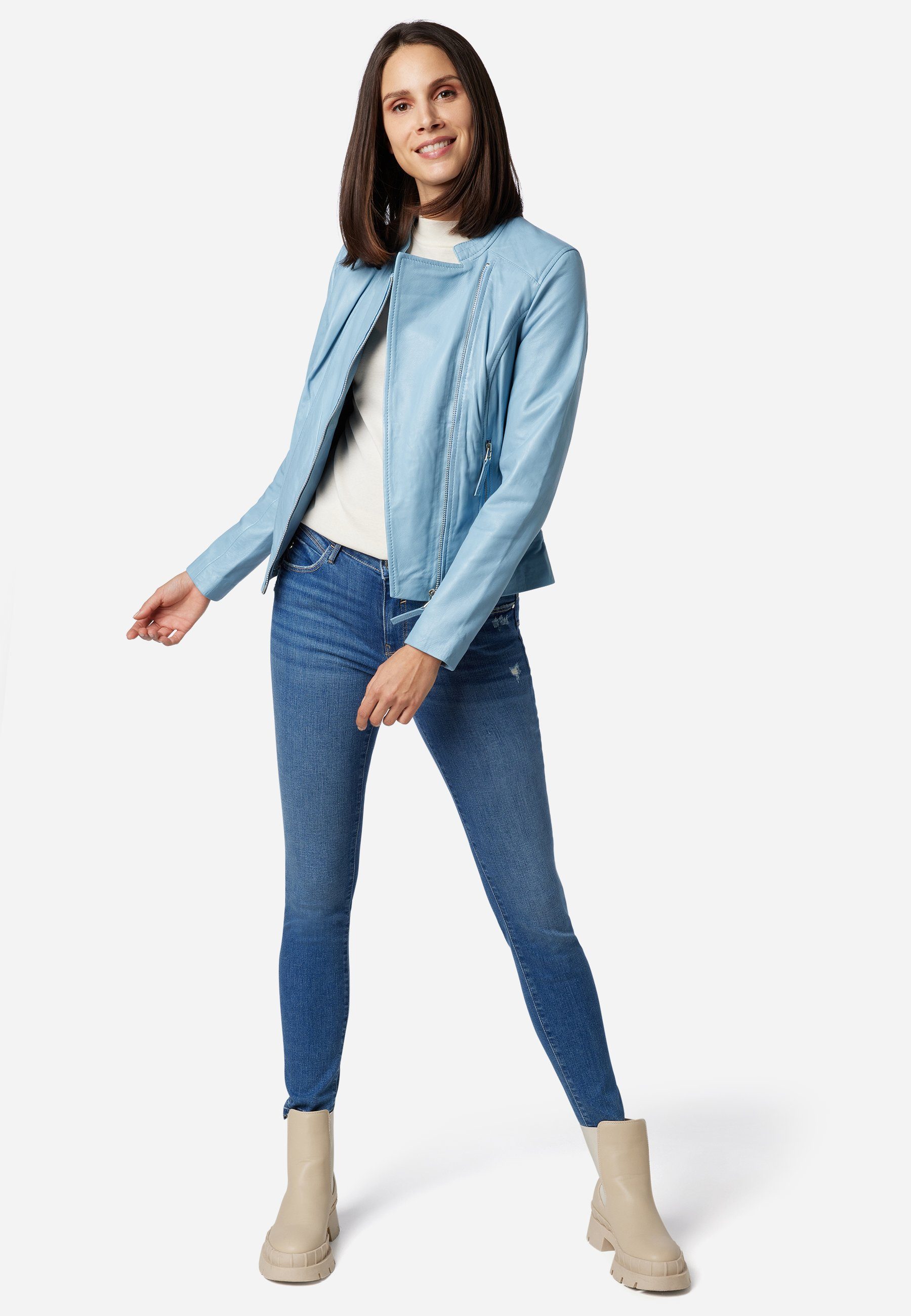 RICANO Lederjacke Raylee hochwertiges Lammleder günstig online kaufen