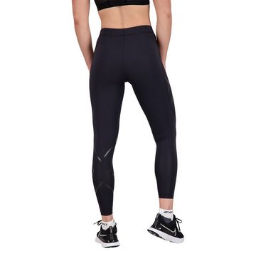 2xU Sporthose Kompressionshose lang Core Compression Tights (1-tlg) Kompressionsunterstützung für Adduktoren, Gesäß, Quadrizeps, Kniesehen und Wadenmuskeln