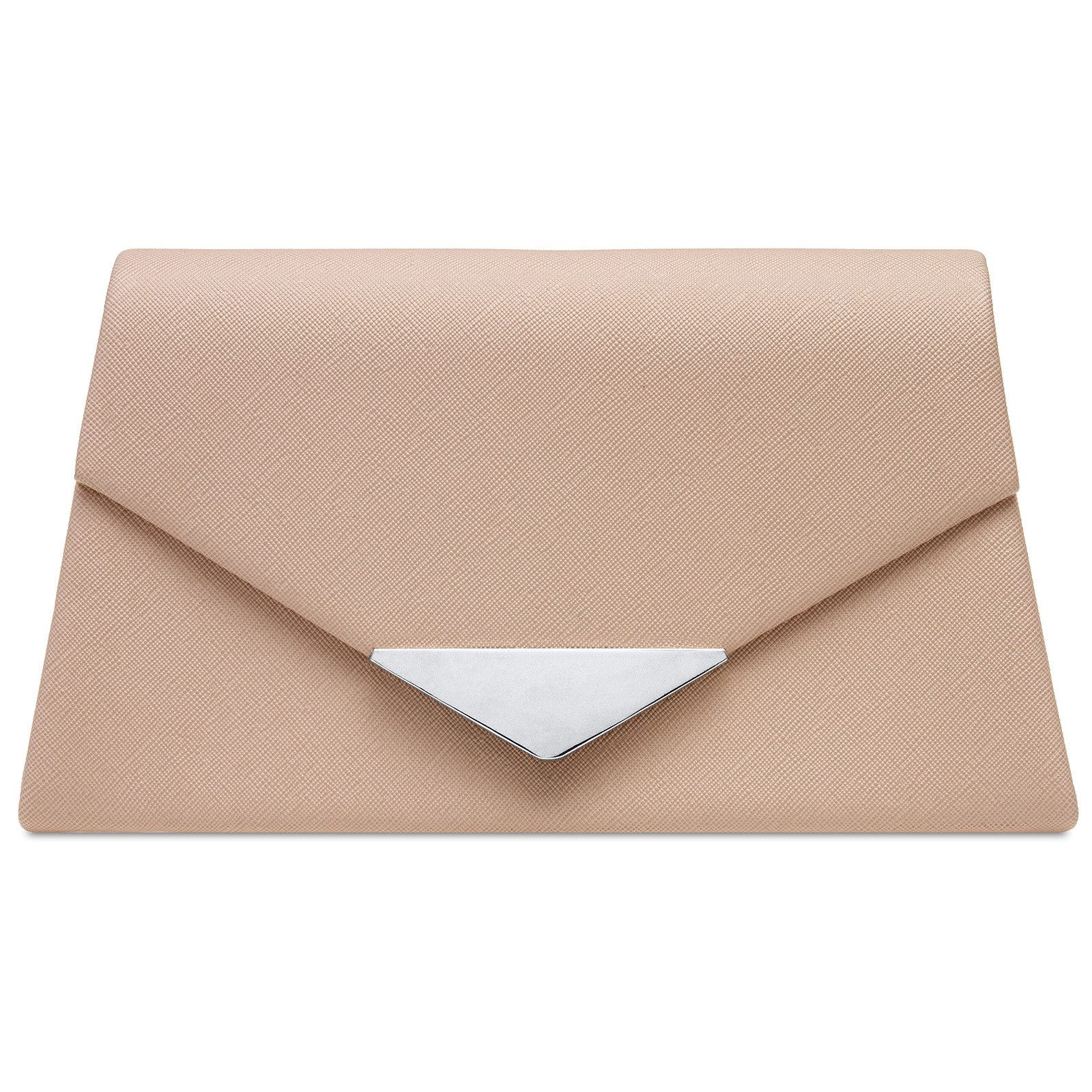 Caspar Clutch TA524 Damen Abendtasche mit Metalldekor