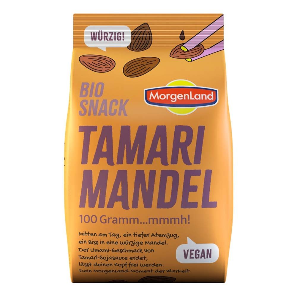 morgenland Süßigkeit Snack - Tamari Mandel 100g