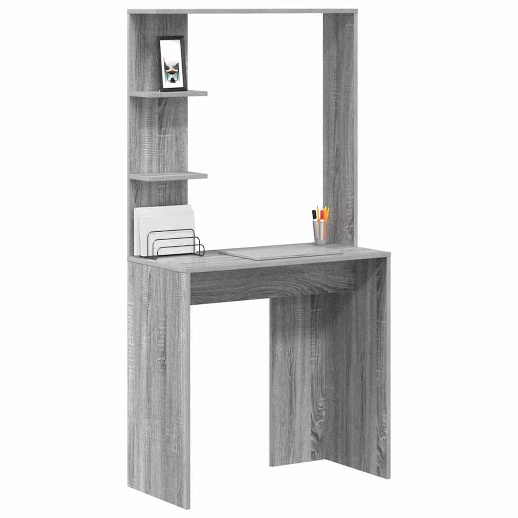 vidaXL Schreibtisch Schreibtisch Grau Sonoma 78,5 günstig online kaufen