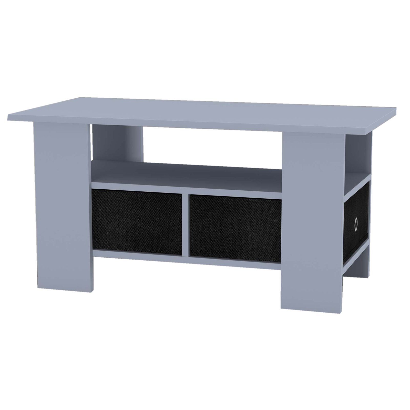 HTI-Living Couchtisch Moderner Couchtisch in Betonoptik mit Ablagefach (Stü günstig online kaufen