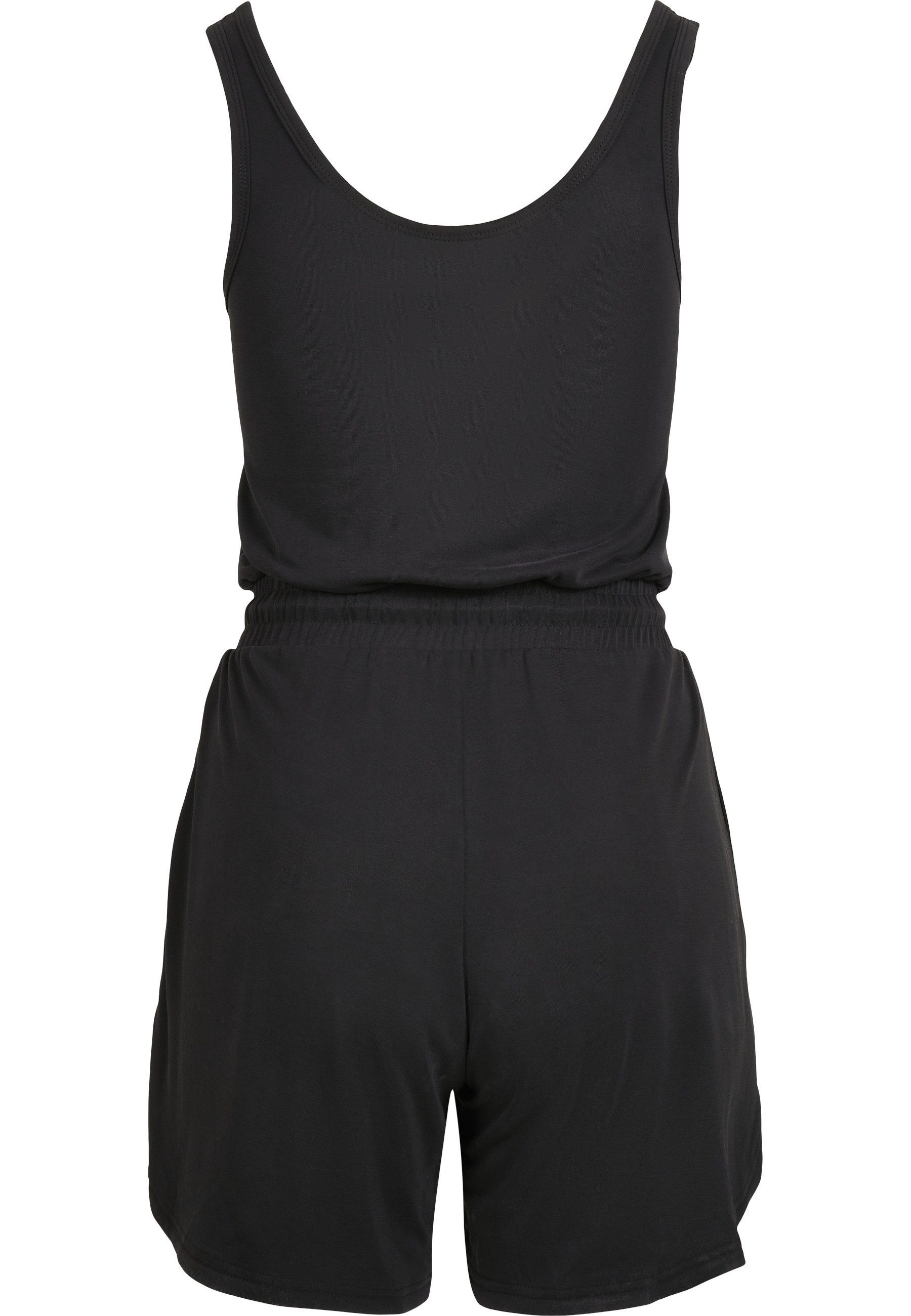 URBAN CLASSICS Jumpsuit Urban Classics Damen Ladies Short Sleeveless Modal Jumpsuit (1-tlg) – Bild 2 von 5