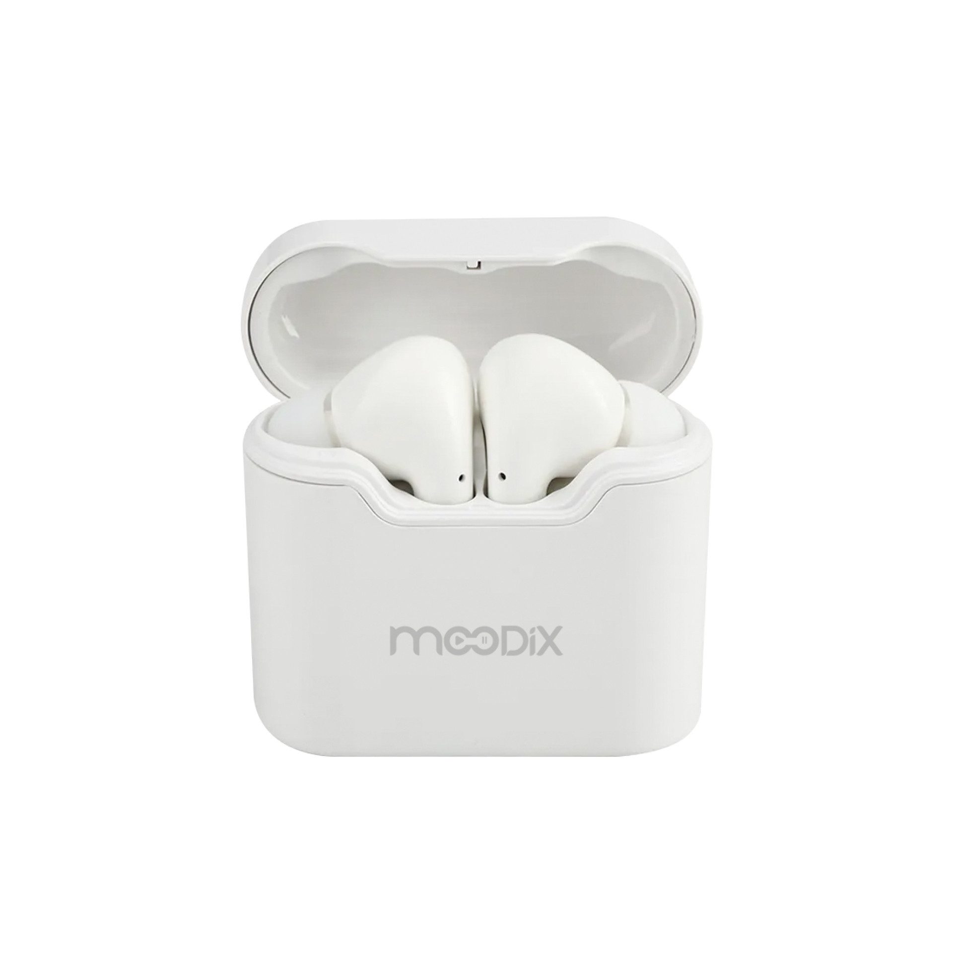 Moodix KI23KT03 Bluetooth Ohrhörer, Weiß wireless In-Ear-Kopfhörer