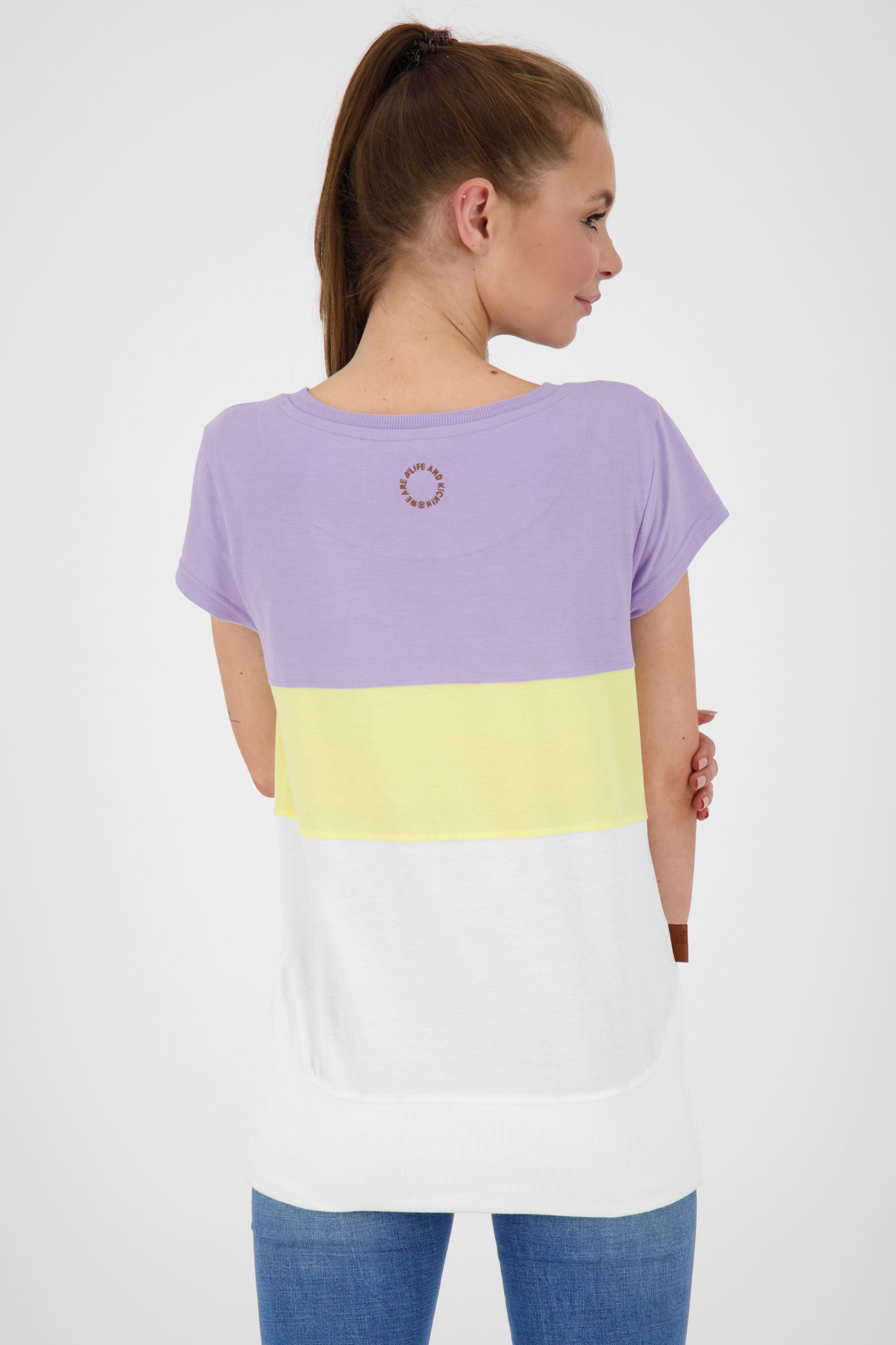 CoraAK Alife & lavender Kickin T-Shirt Damen Shirt T-Shirt
