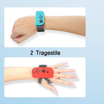 Tadow Handgelenkriemen,Armbänder für Switch-Gamepads,2pc Switch-Controller (360-Grad-Drehung,Einstellbare Elastizität)