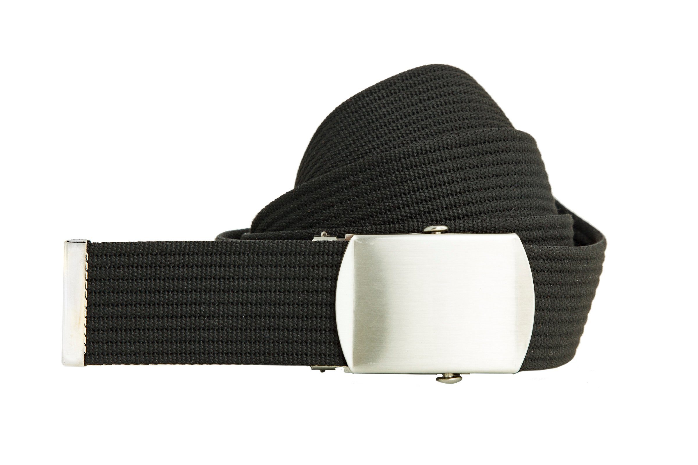 shenky Stoffgürtel Herrengürtel schwarz XXL 180cm Länge 4cm Breite Gürtel ( günstig online kaufen