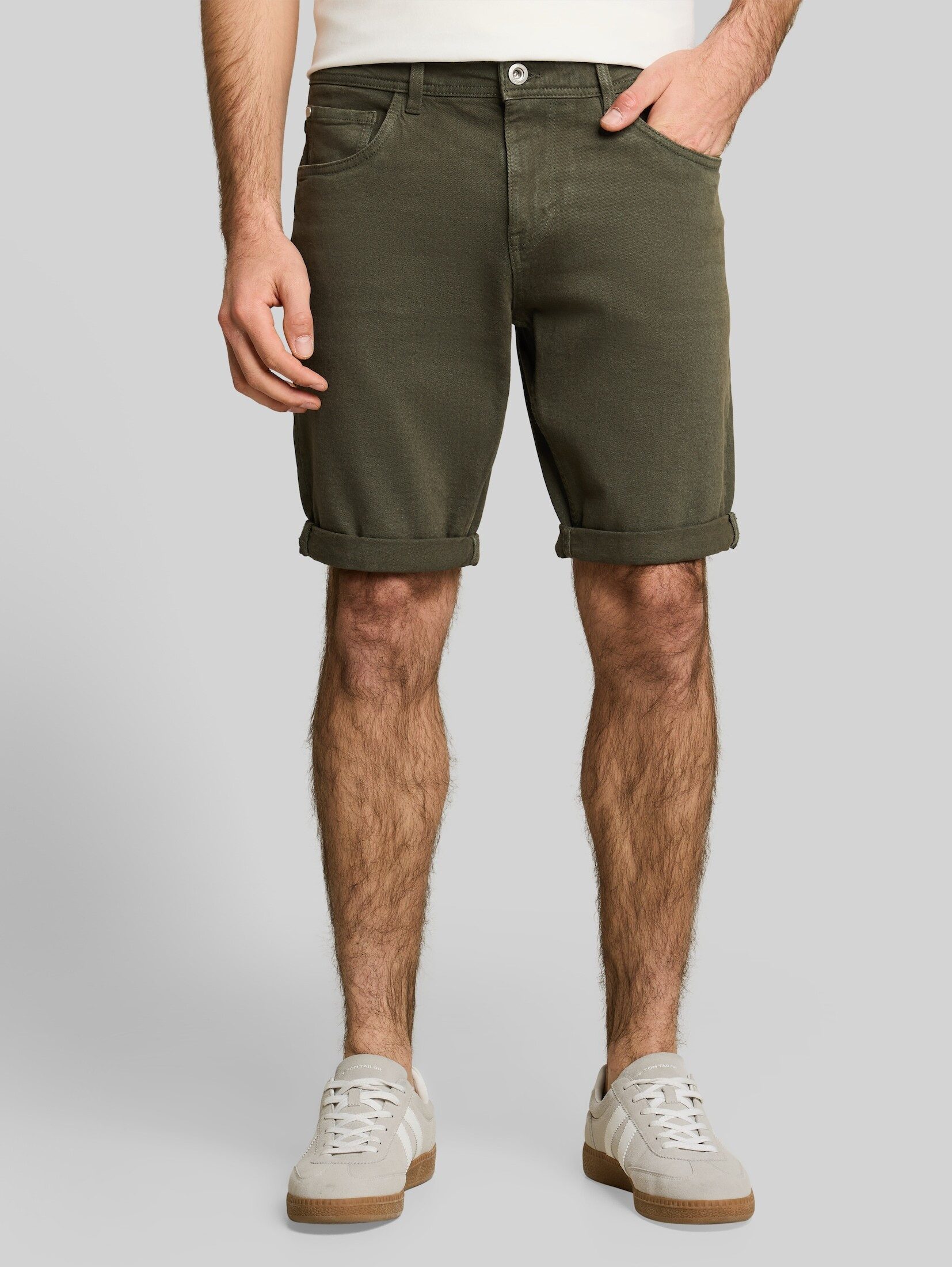 TOM TAILOR Bermudas Jeanshosen TTJOSH REGULAR SLIM Jeans Shorts