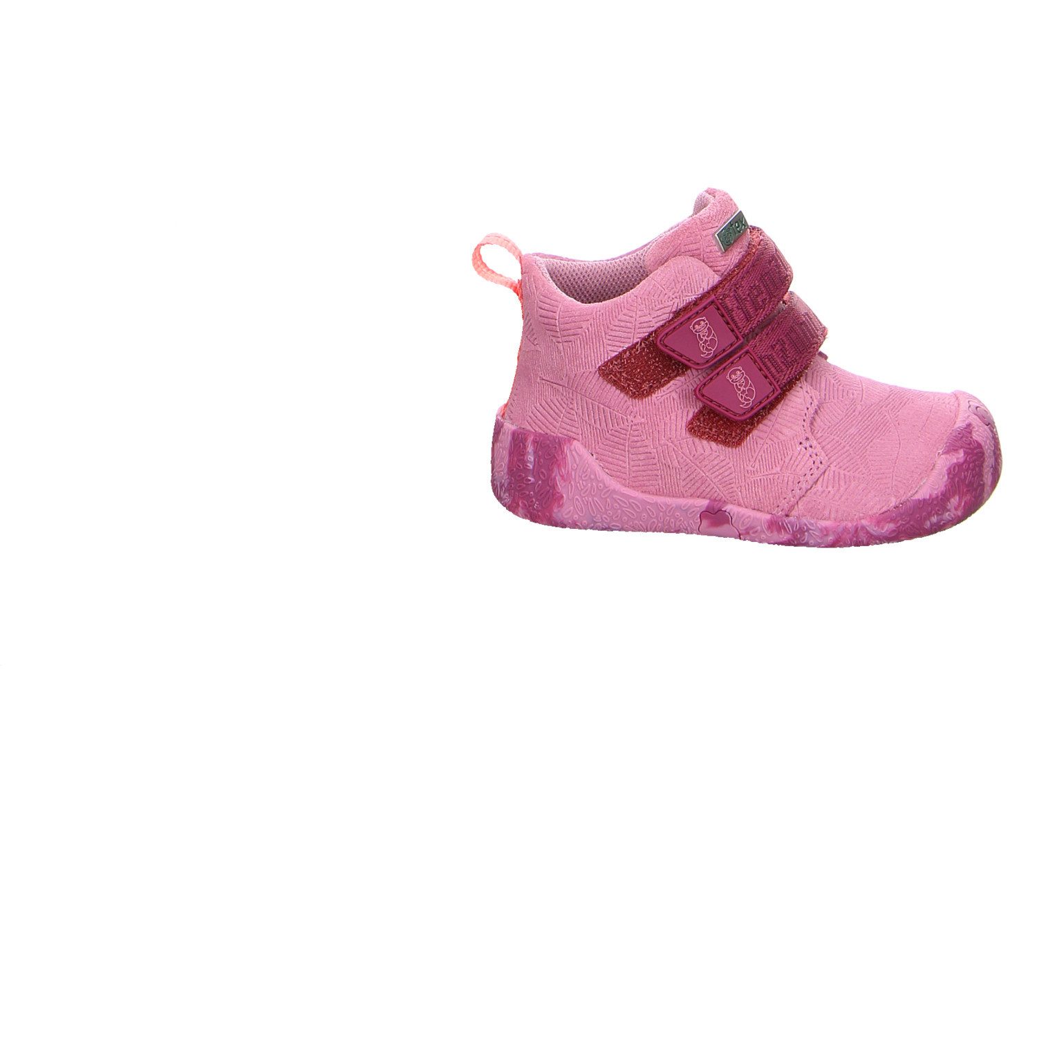Affenzahn Fond Of Talky Hase Reptil-Prägung Klettstiefel Winter Mädchen blau Winterstiefelette
