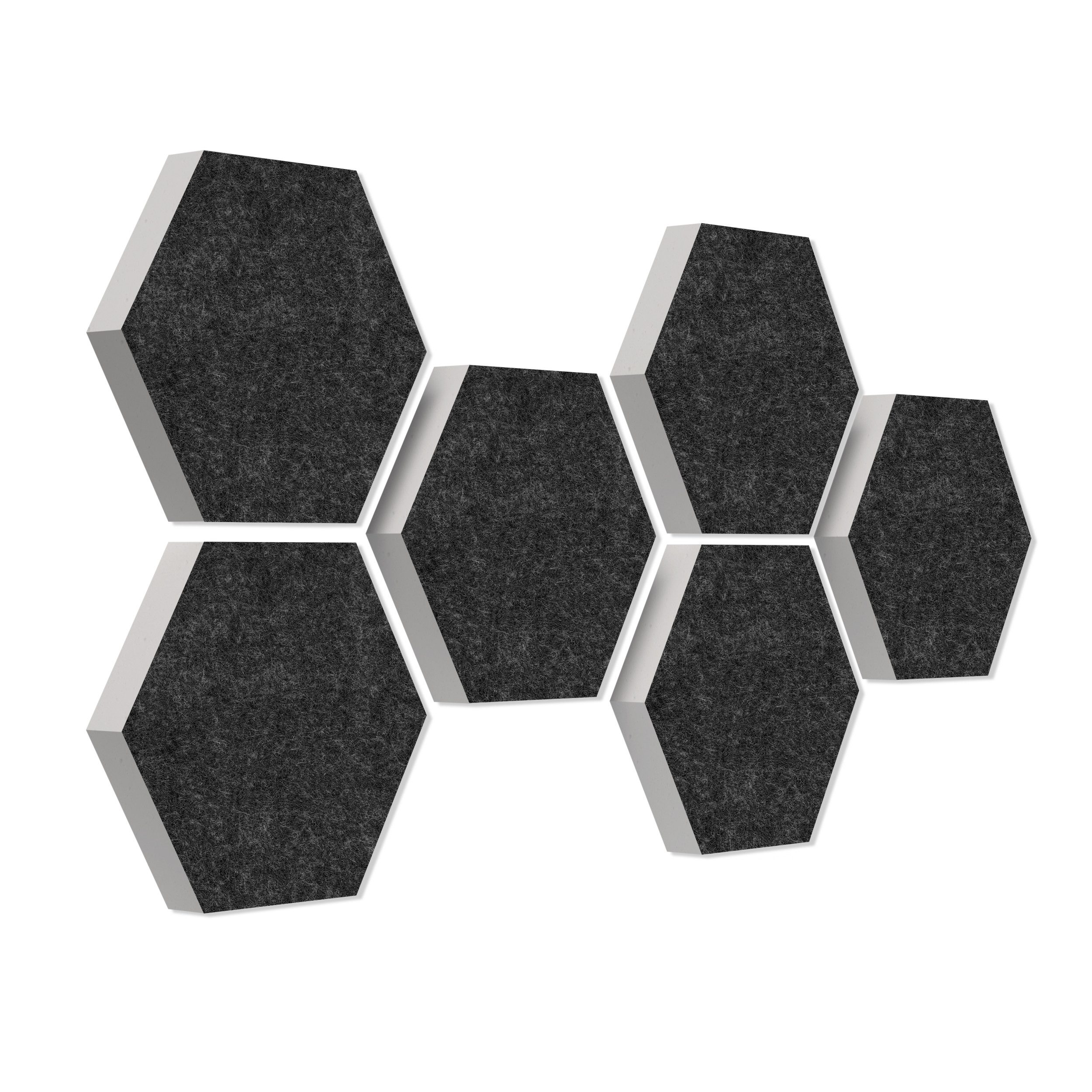 platino24 Akustikplatte 6 Absorber Wabenform Medium aus Basotect ® G+