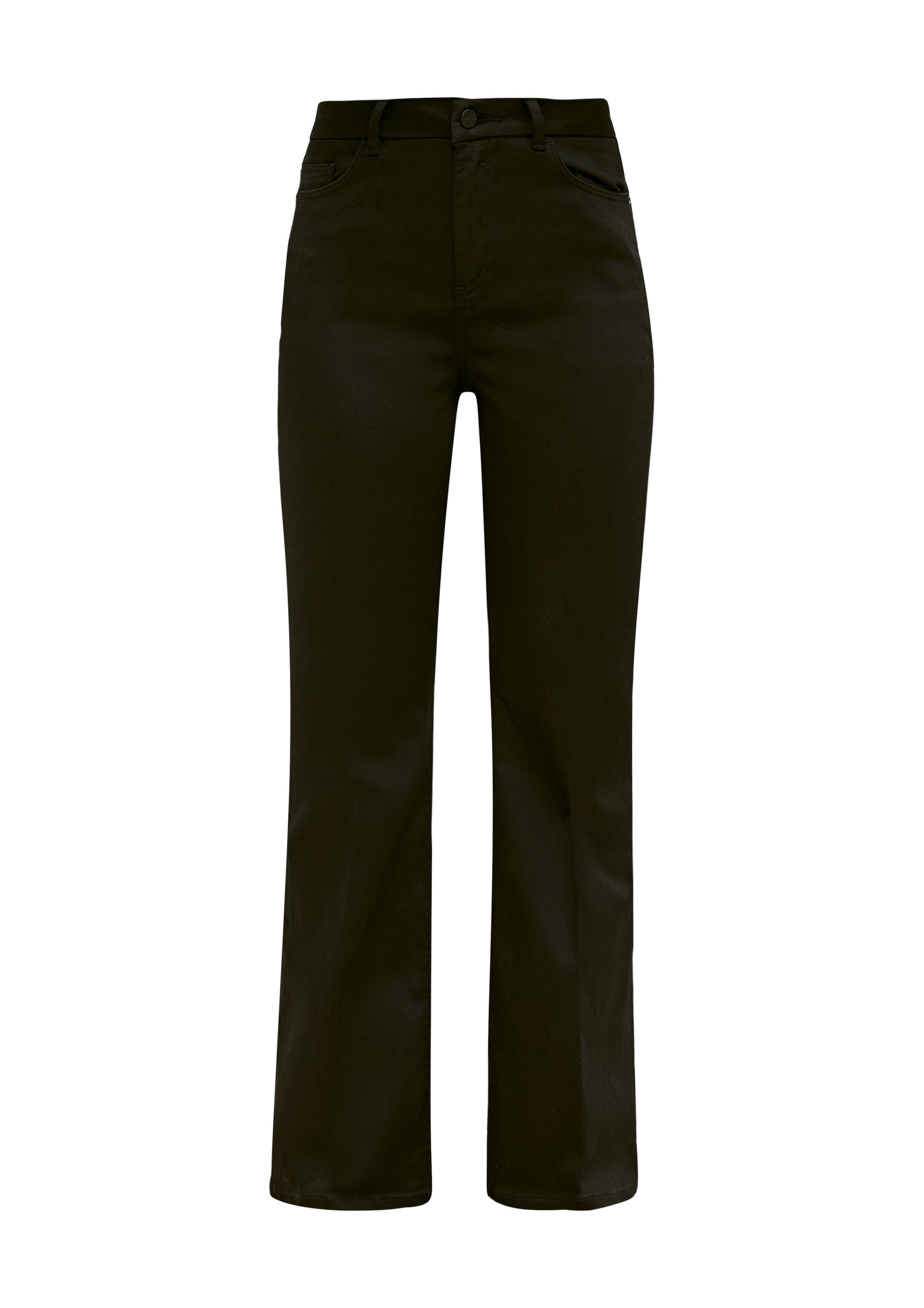comma Weite Jeans Jeans-Hose Loose: Hose mit Flared leg
