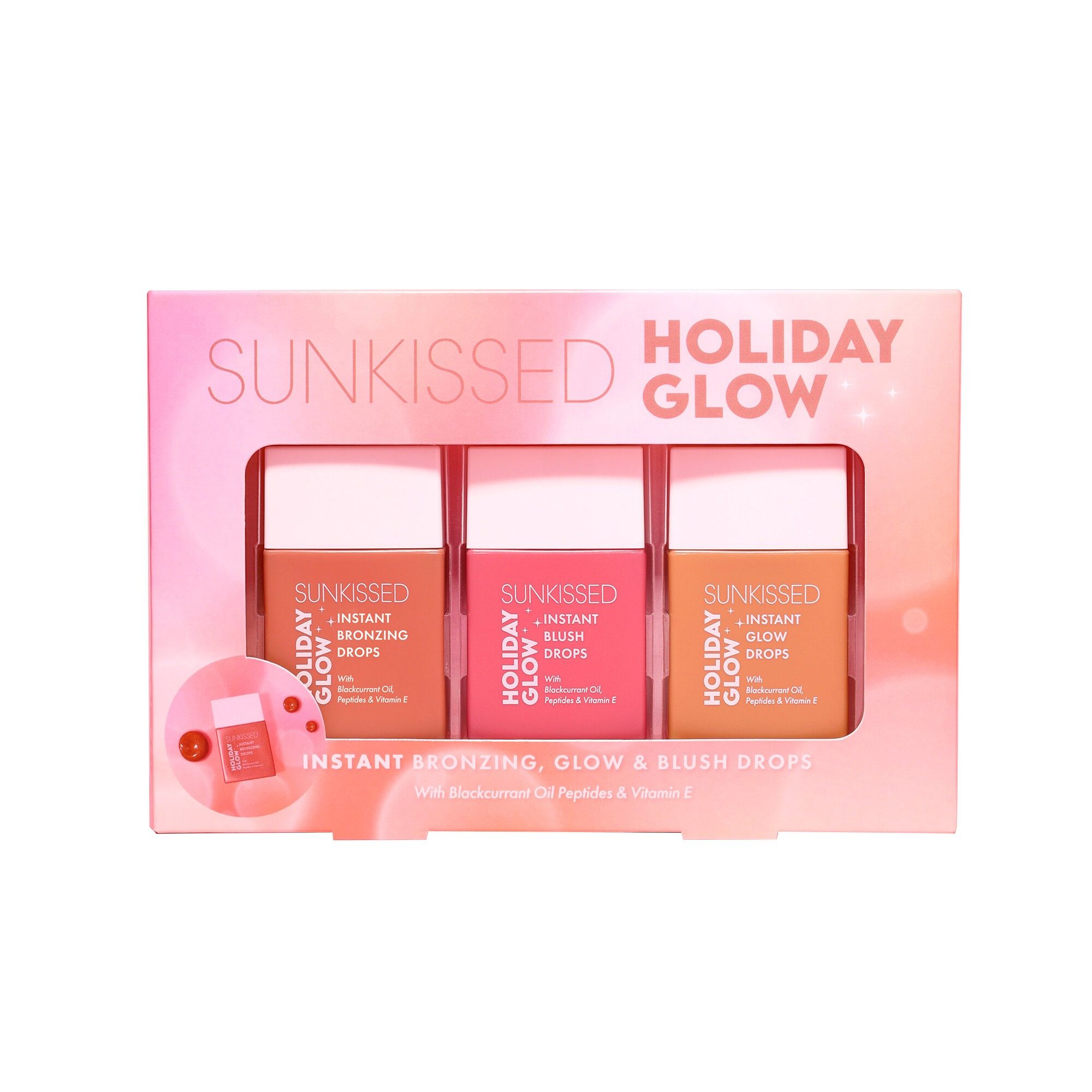 SUNKISSED Make-up Set Sunkissed Holiday Glow Gift Set 28ml Instant Bronzing Drops + 28ml
