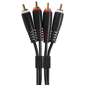 UDG Audio-Kabel, Ultimate Audio Cable RCA-RCA Black 1,5 m Straight U97001BL - Kabel f