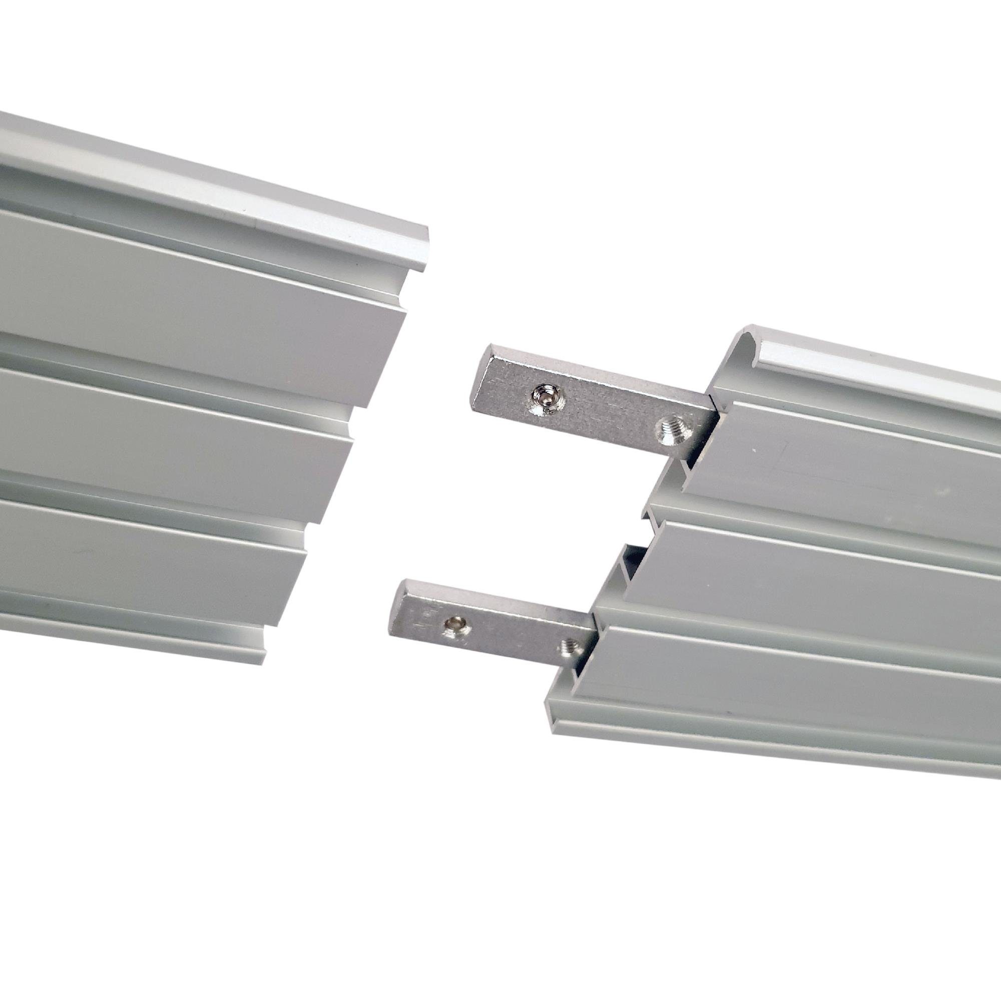 Bestlivings Gardinenschiene Verbinder 1er-Pack, Aluminium, Größe: 6cm Breit günstig online kaufen