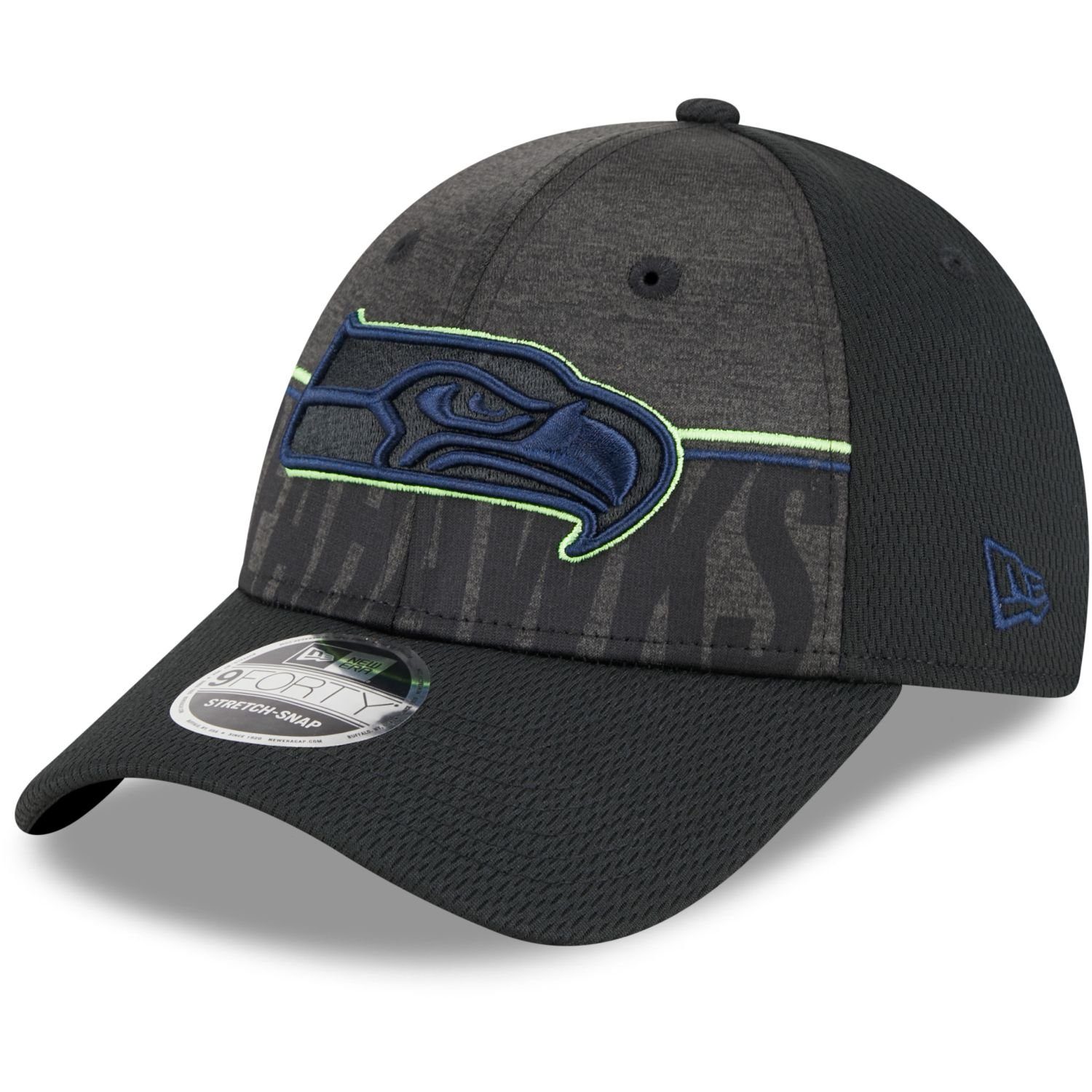 New Era Baseball Cap 9FORTY Stretch TRAINING 2023 Seattle Seahawks