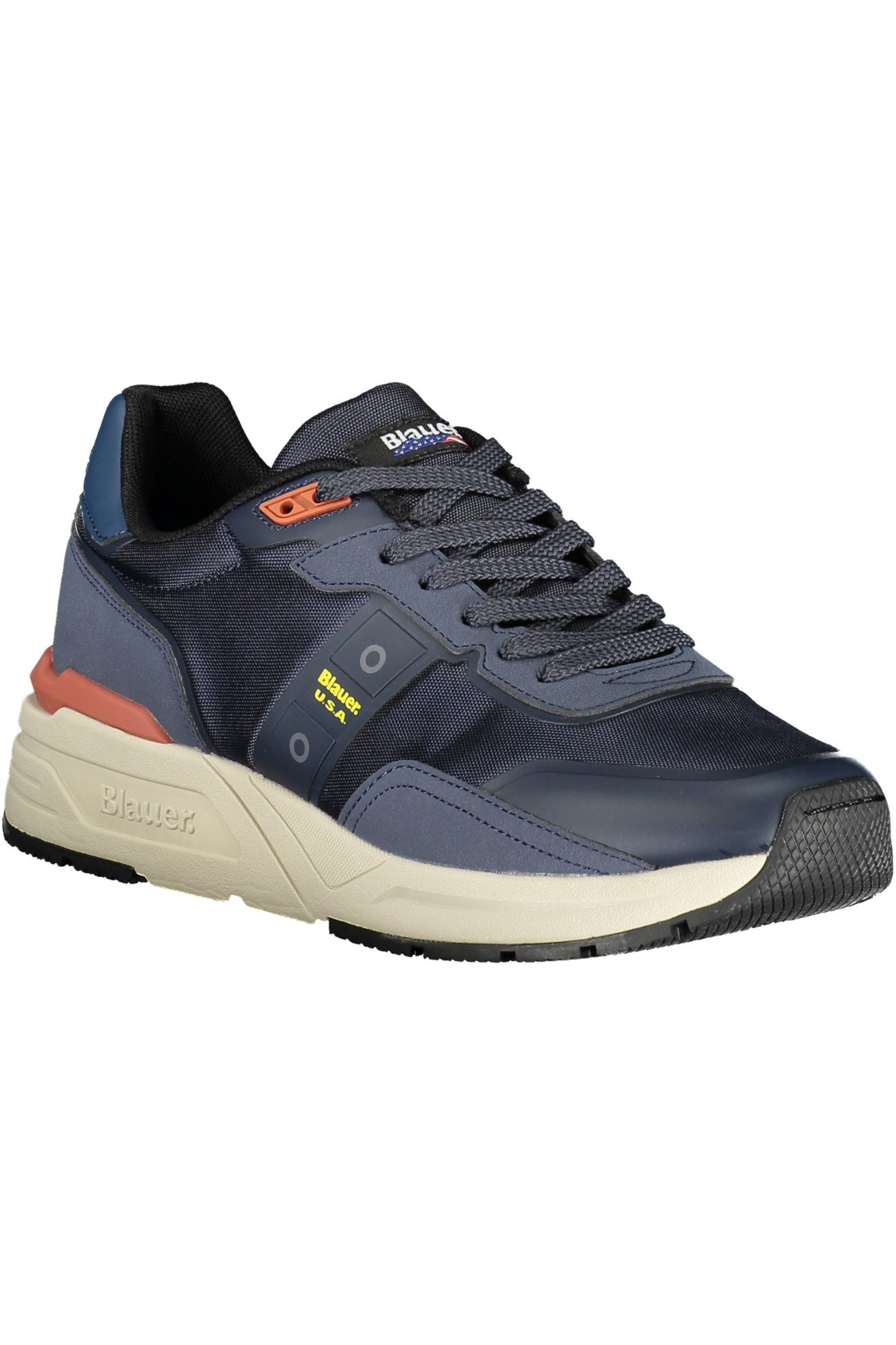 Blauer Sneaker Sportlicher Blauer Herrenschuh in Blau mit