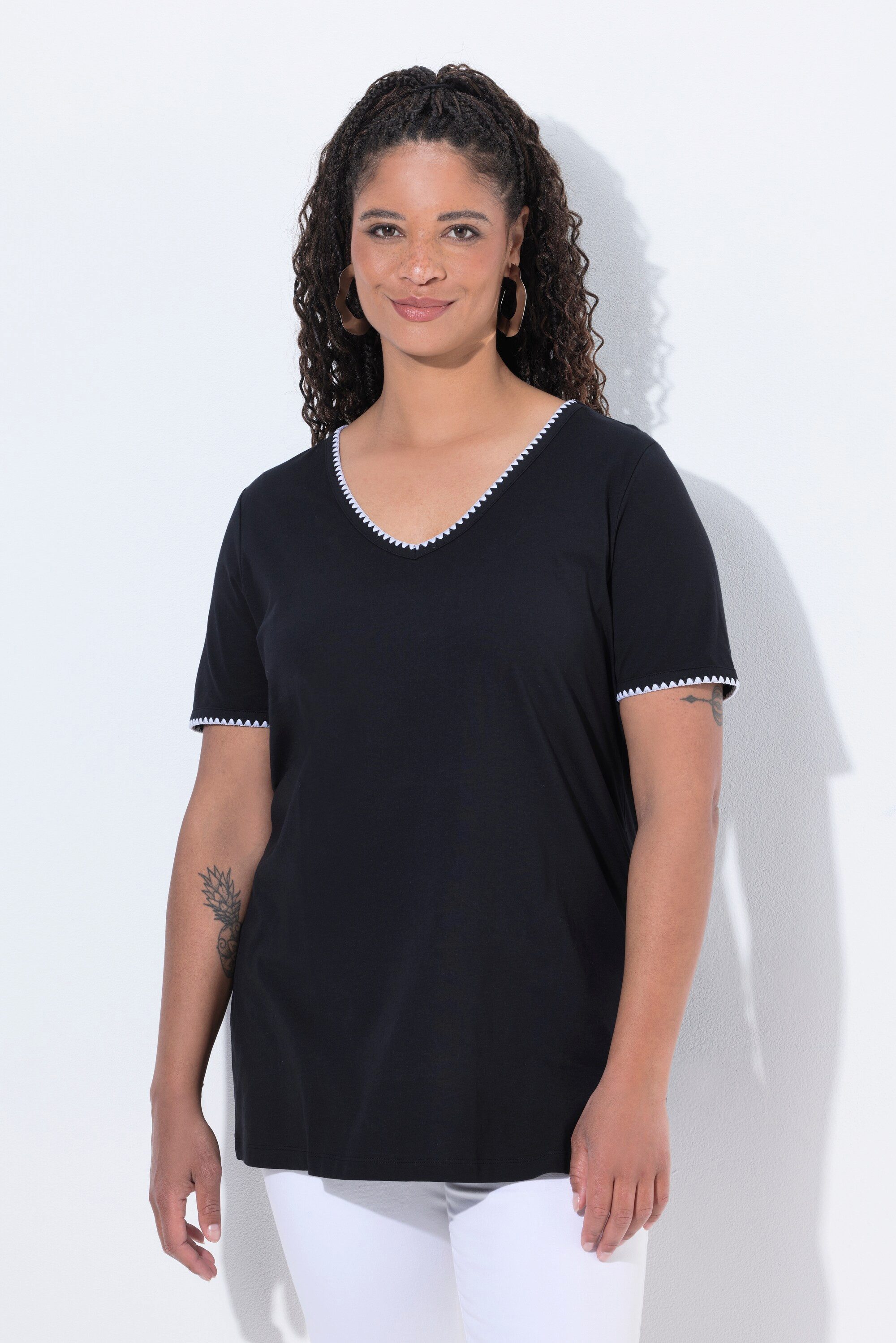 Angel of Style T-Shirt T-Shirt Comfort Fit Ziernaht