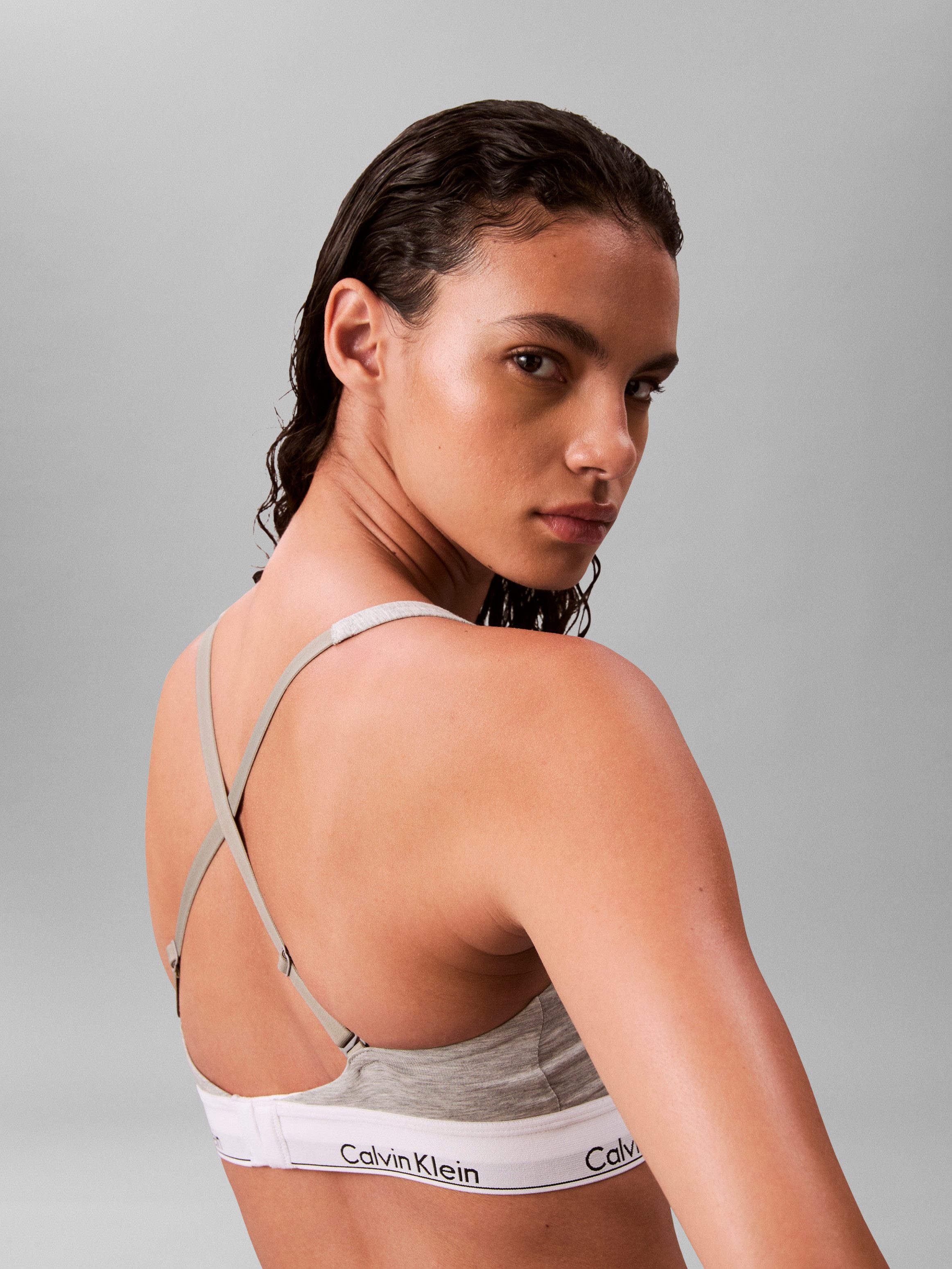 Calvin Klein Underwear Bralette-BH LIGHTLY LINED BRALETTE Mit elastischem Saum