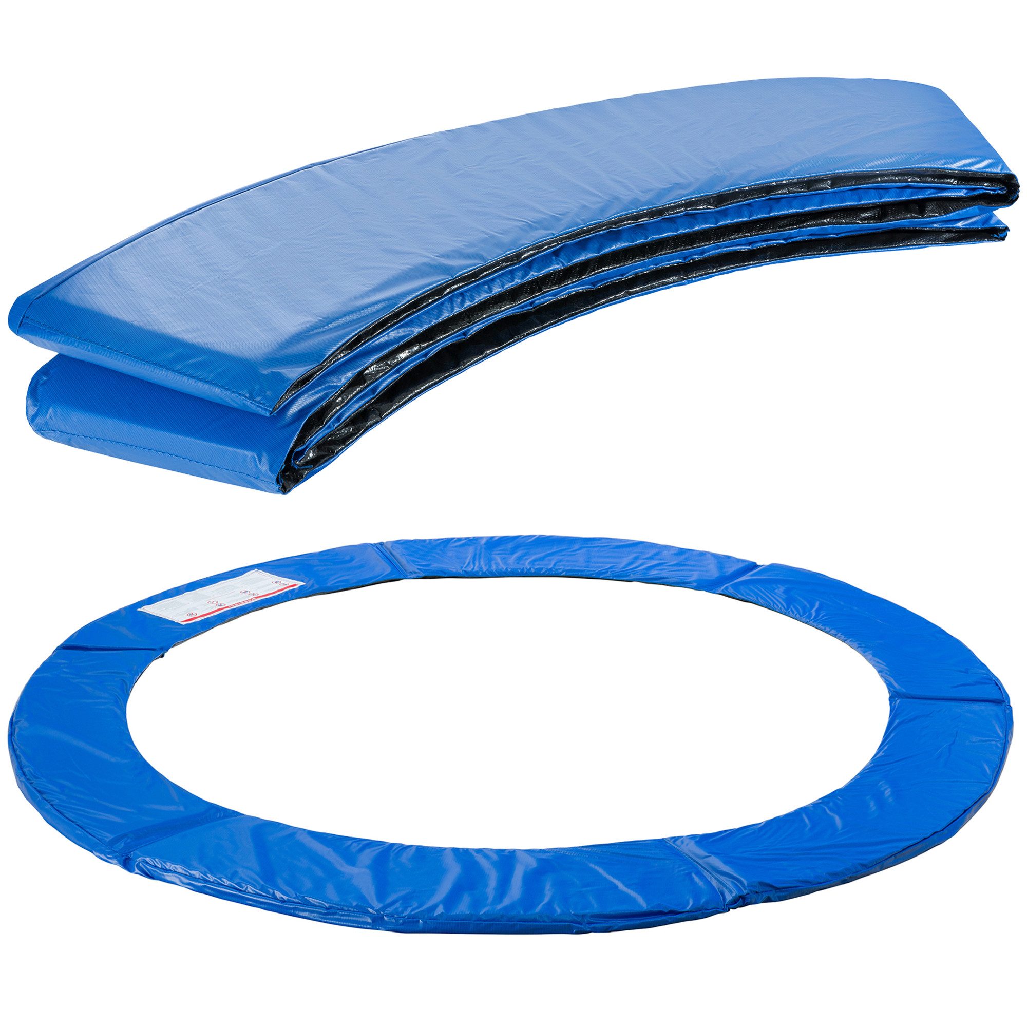 Arebos Trampolin-Randabdeckung Federschutz Ø 244 cm, Randschutz, PVC und PE, Reißfest, UV-resistente und wasserbeständige