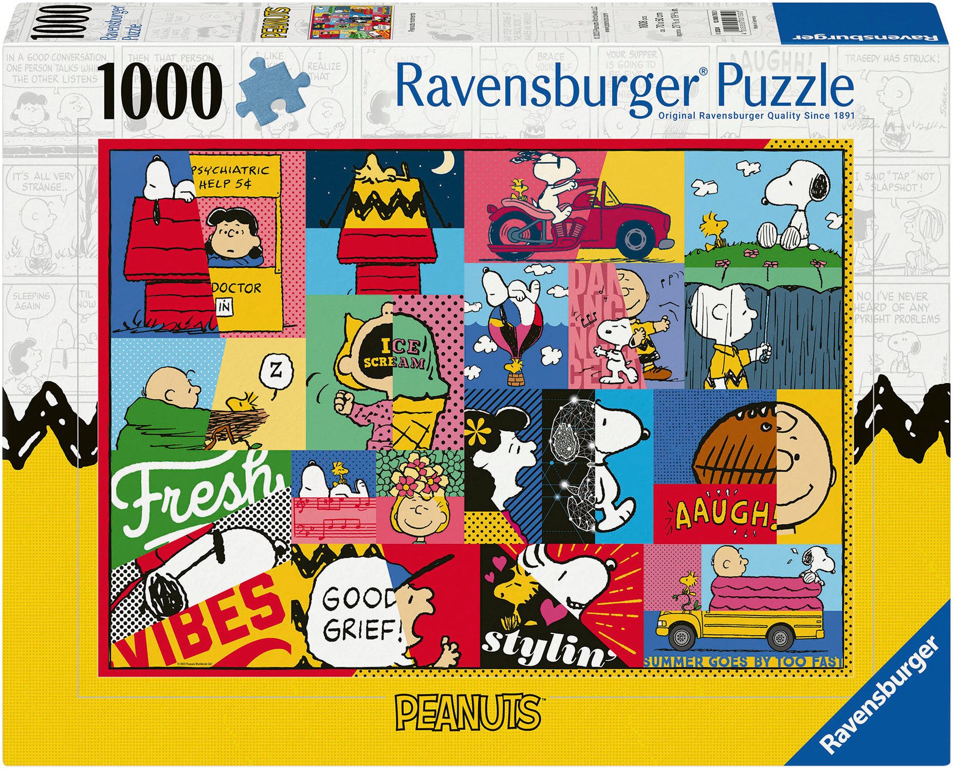 Ravensburger Puzzle Peanuts Momente, 1000 Puzzleteile, günstig online kaufen