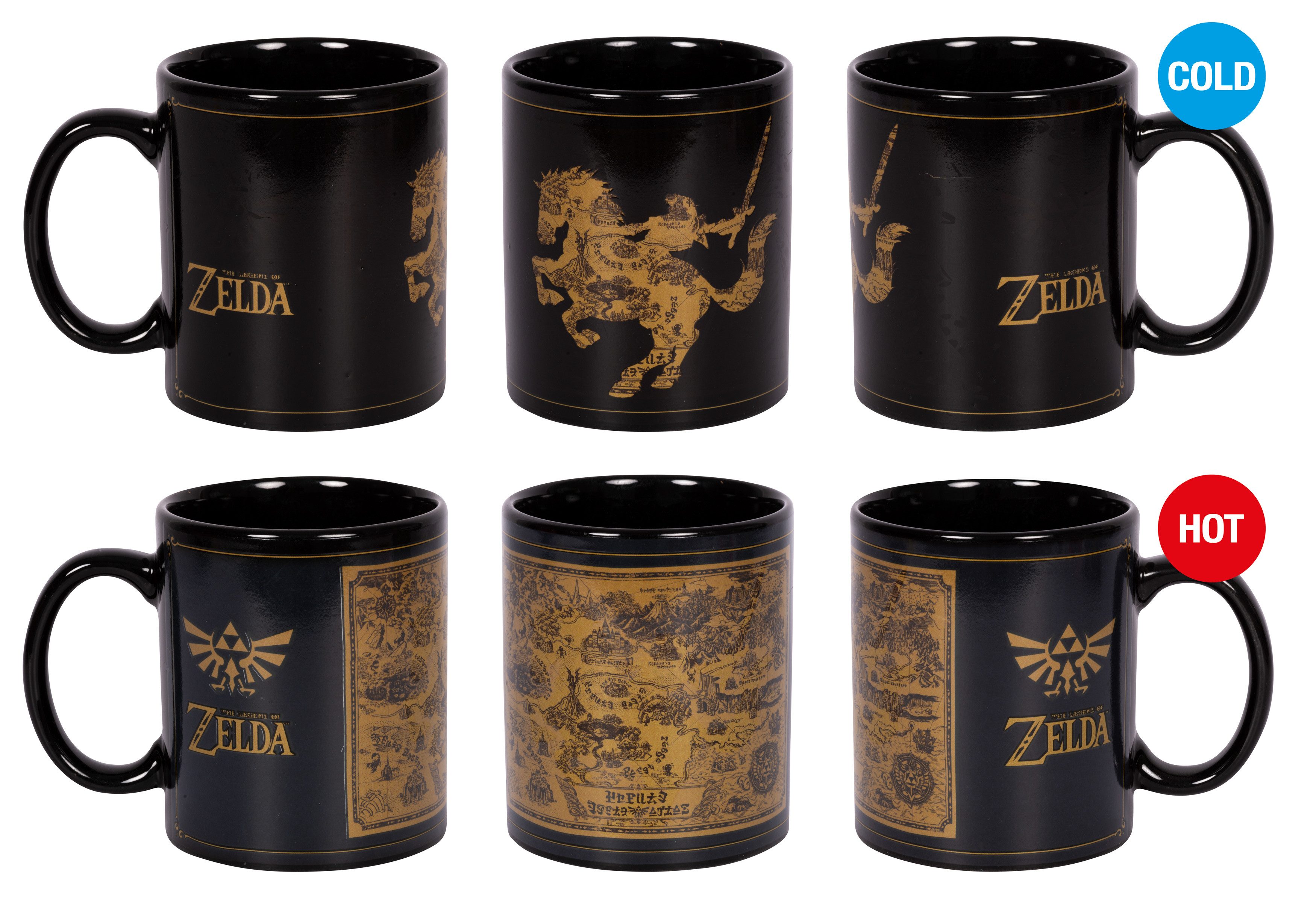 PYRAMID Tasse Thermoeffekt Tasse - The Legend of Zelda (NEU & OVP)