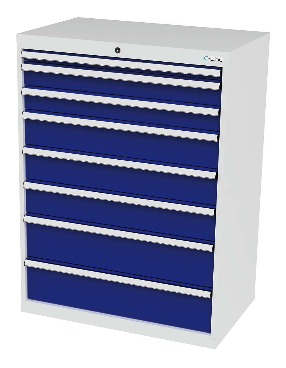 Simplaflex Werkzeugschrank Simplaflex Schubladenschrank, 8 Schubladen, BxTxH 900x575x1220 mm