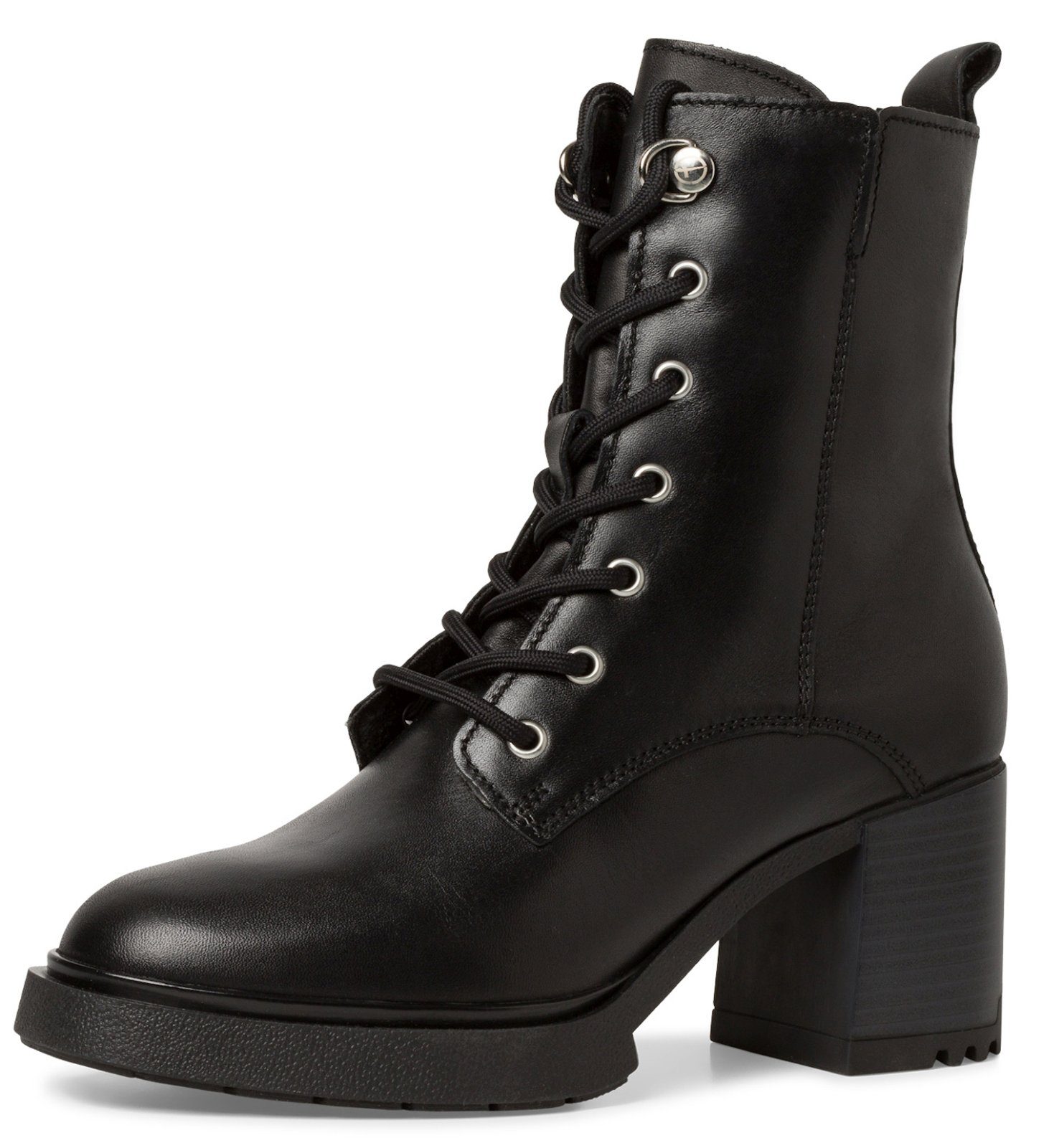 Tamaris 1-25279-41 003 Black Leather Stiefelette