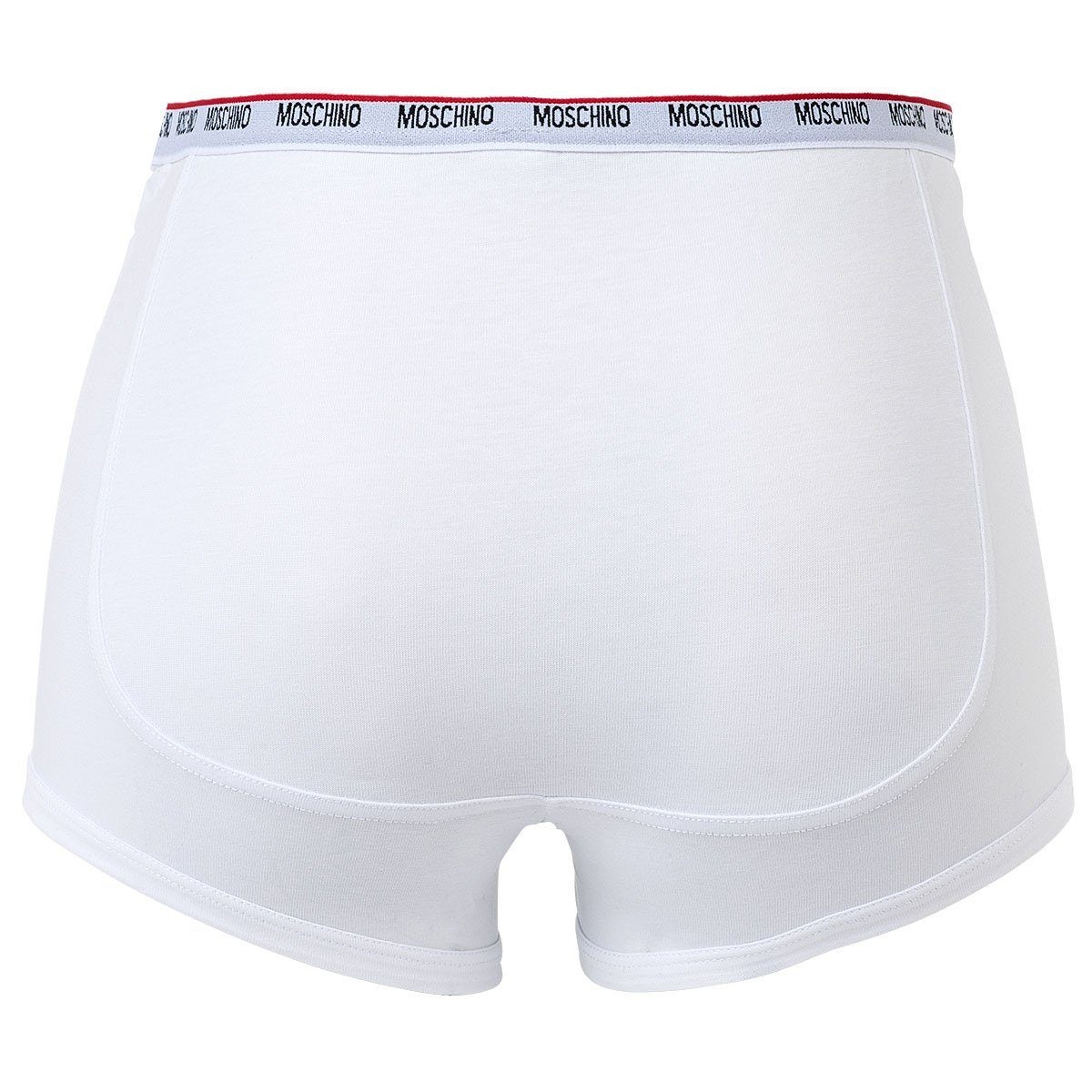Moschino Boxer - Trunks, Unterhose, 2er Weiß Cotton Herren Shorts Pack