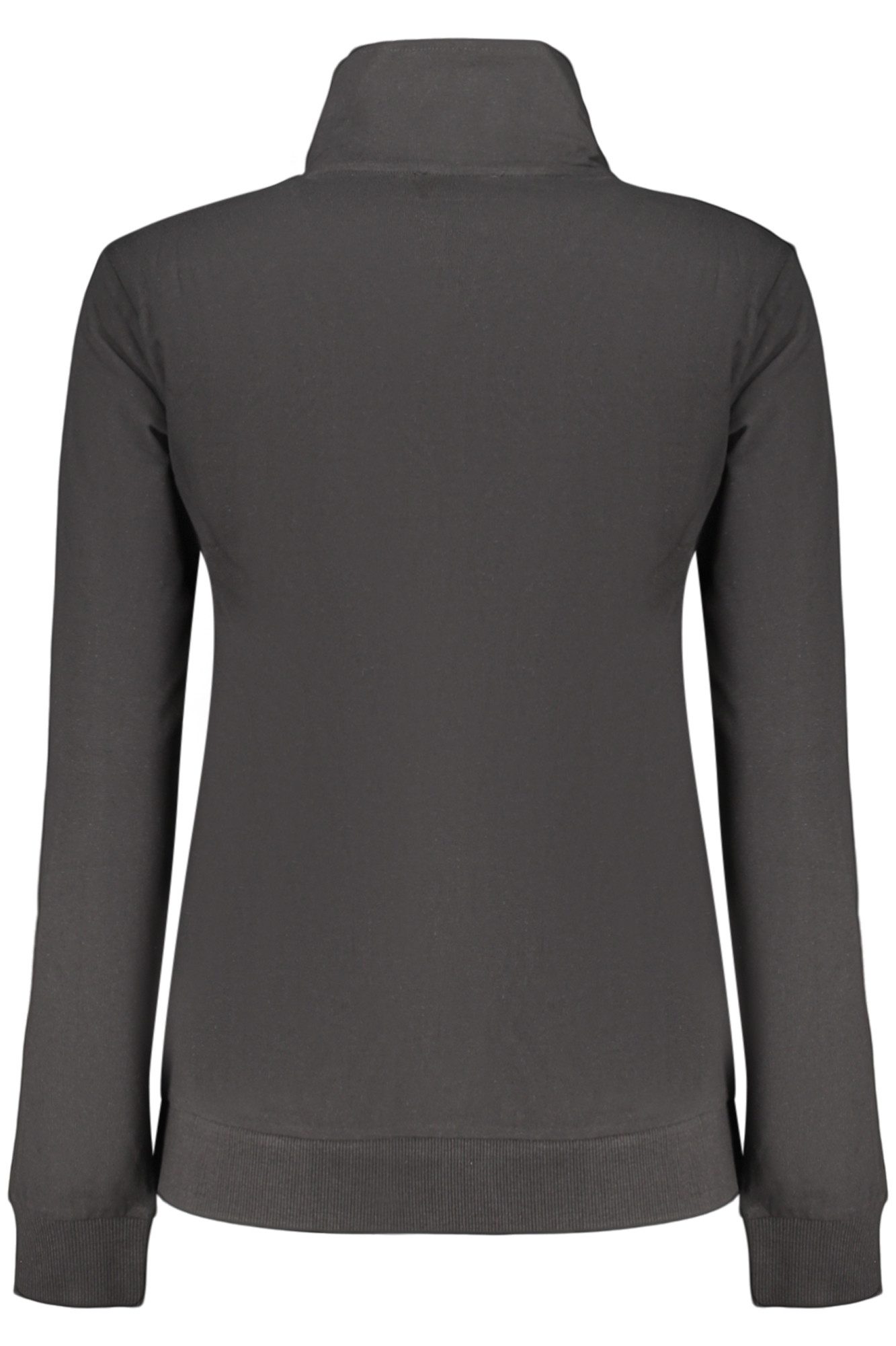 Freddy Sweatshirt Schwarzes Damen-Sweatshirt mit Reißverschluss und