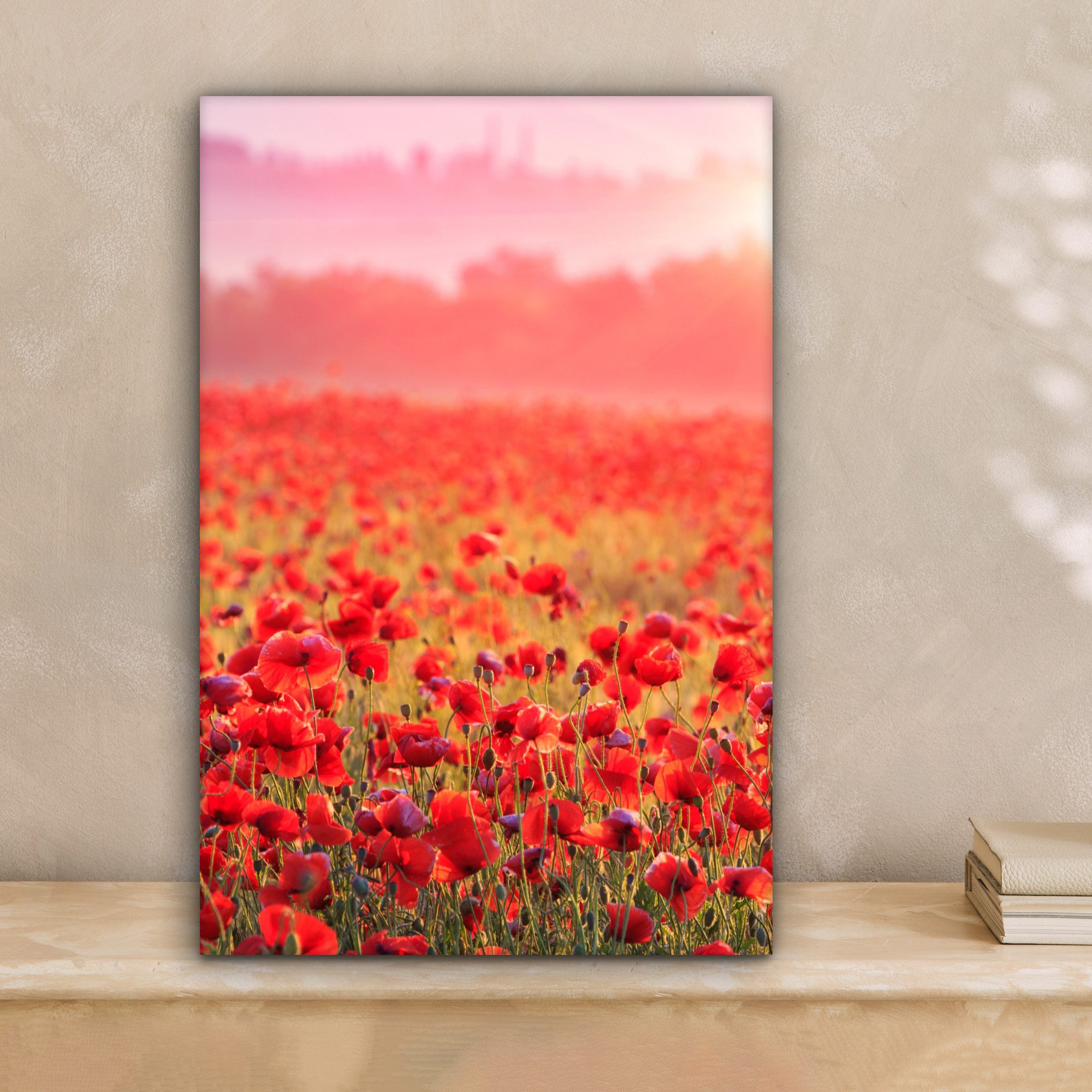OneMillionCanvasses® Leinwandbild Blumen - Mohn - günstig online kaufen