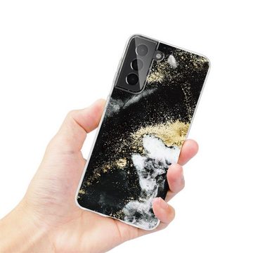 CoolGadget Handyhülle Marmor Slim Case für Samsung Galaxy S21 6,2 Zoll, Hülle Dünne Silikon Schutzhülle für Samsung S21 Hülle
