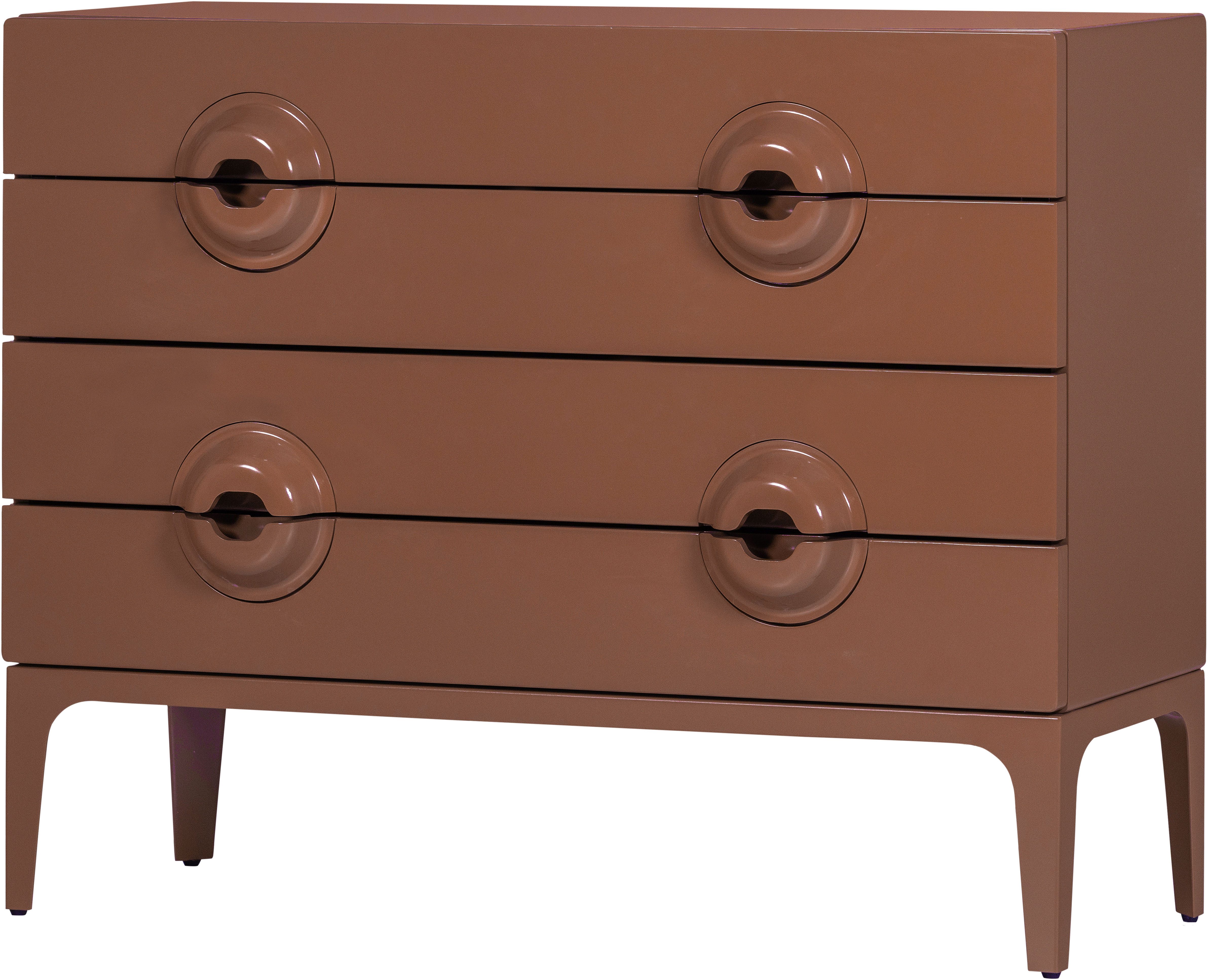 WOOOD Sideboard Merge mit Eukalyptusholz und Dämpfung Funktion B 110 x T 44 x H 89 cm, Tragkraft 150 kg, vollständig montiert geliefert, sichtbare Maserung