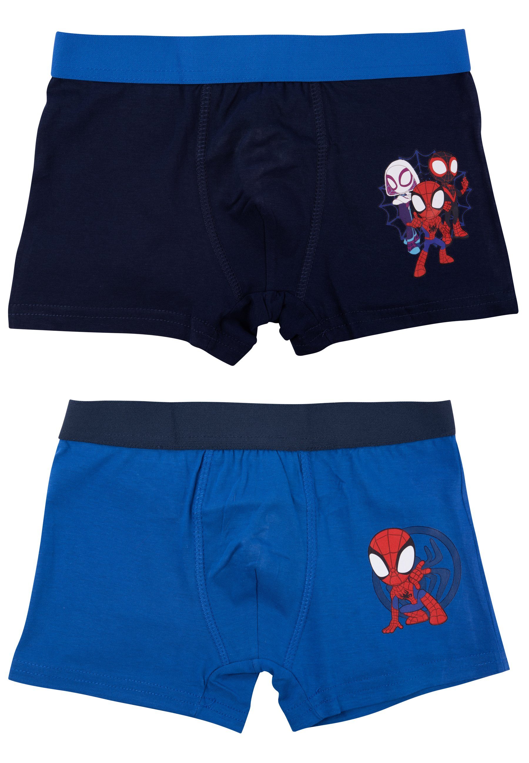 United Labels® Boxershorts 2er Spiderman Boxershorts Pack Marvel