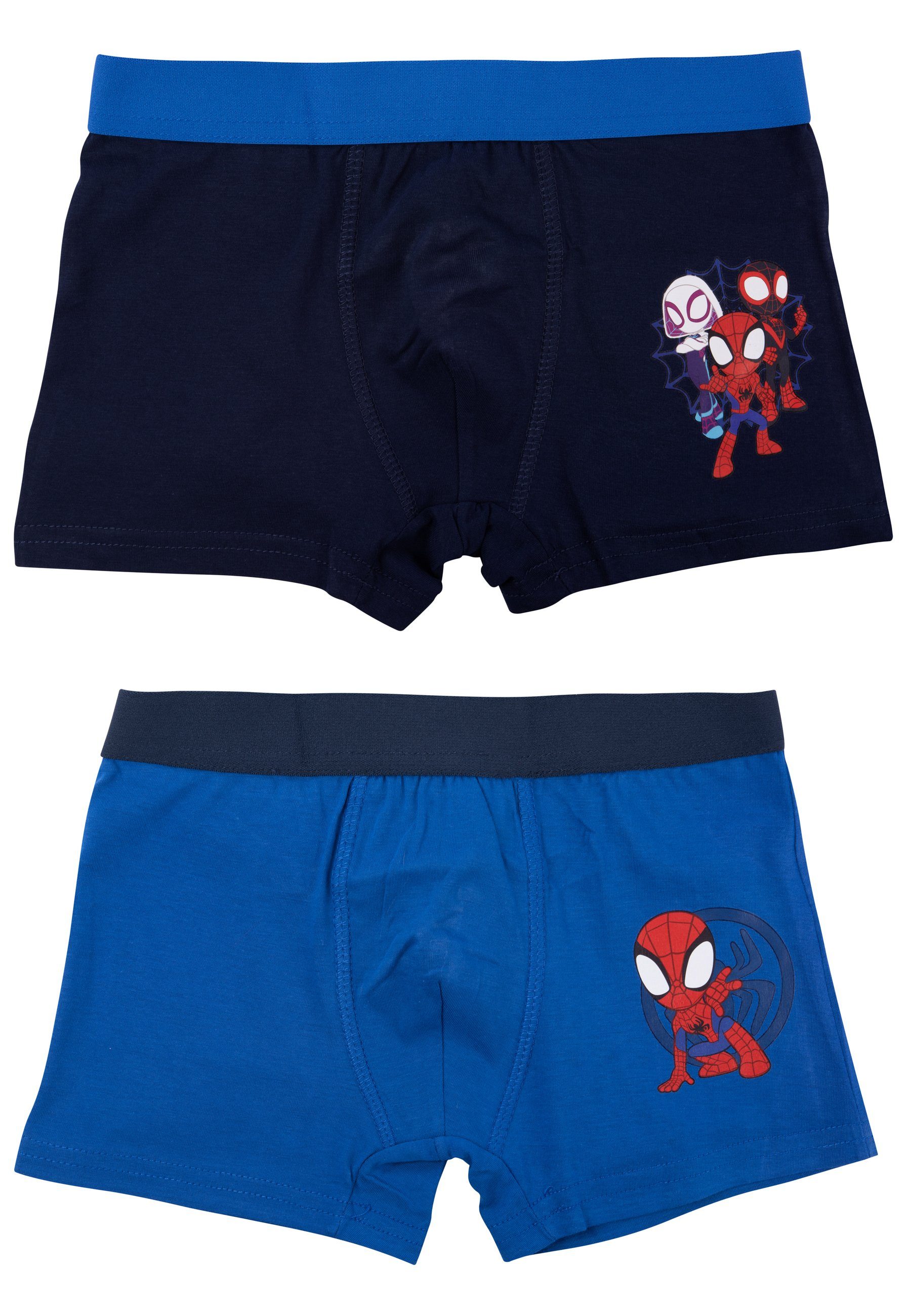 United Labels® Boxershorts 2er Pack Marvel Spiderman Boxershorts