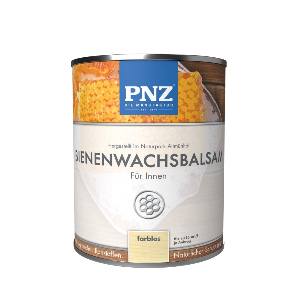 PNZ - Die Manufaktur Holzöl Bienenwachsbalsam, Schutz f. Innenholz, antistatisch,zur Auffrischung