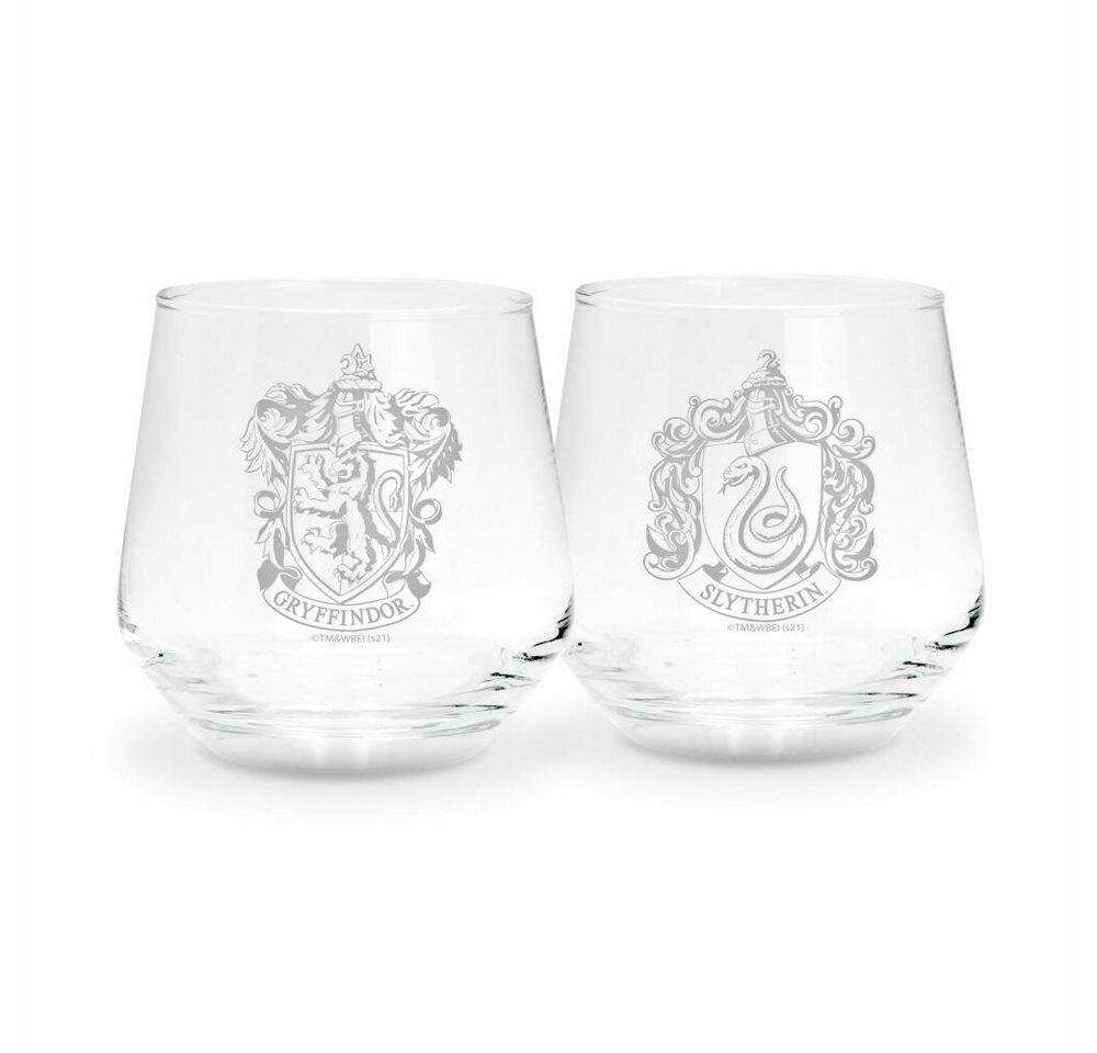 ABYstyle Gläser-Set Harry Potter 2-tlg. Gryffindor & Slytherin, 2-tlg., Glas