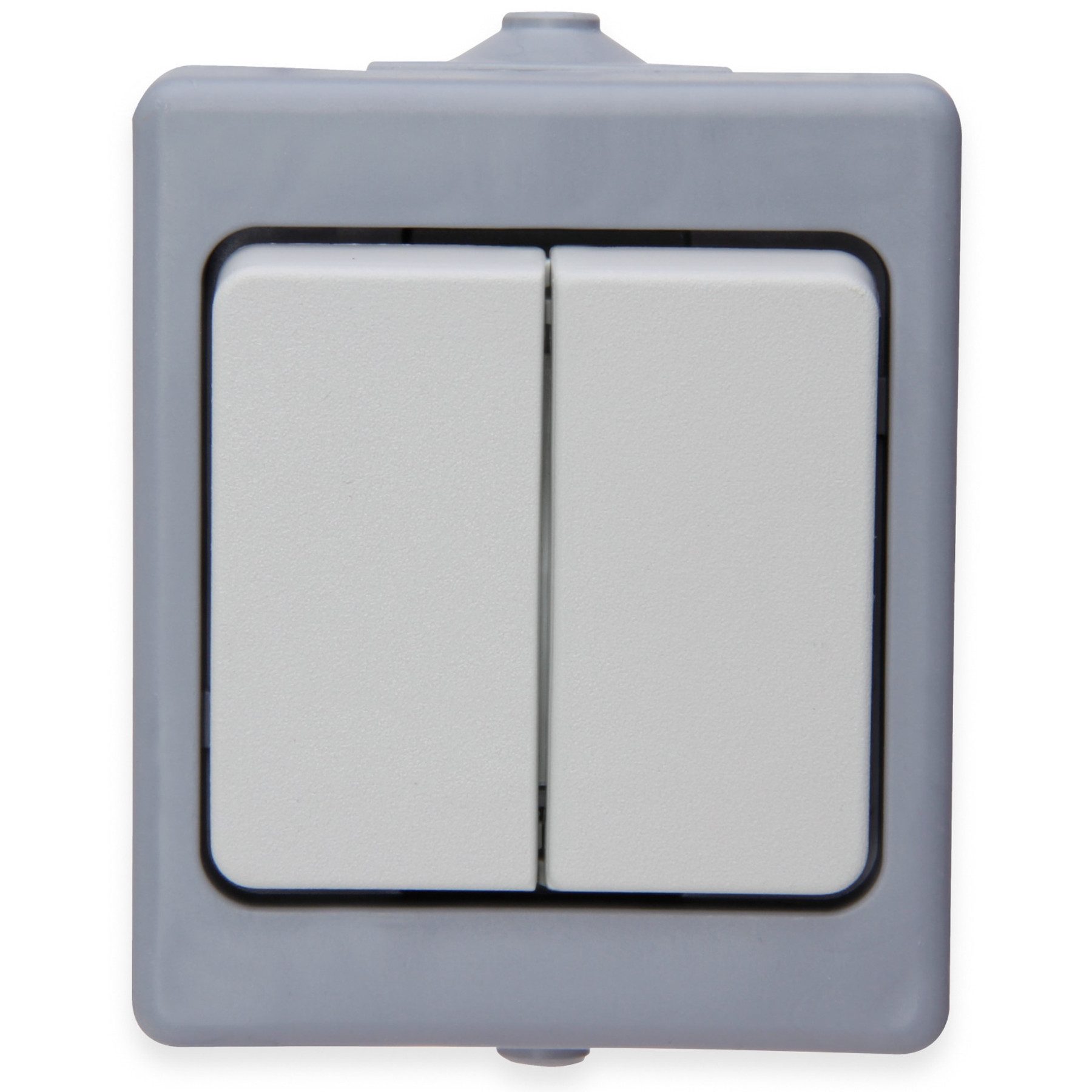 Kopp Schalter KOPP Feuchtraum-Serienschalter 563548001, grau