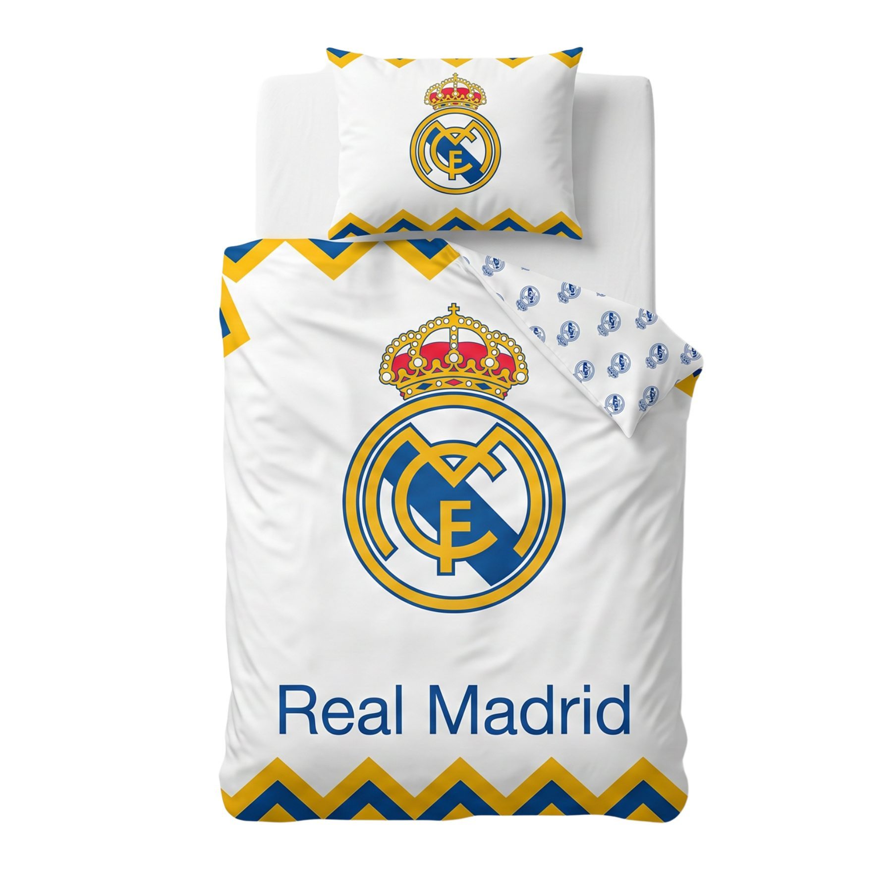Real Madrid Bettwäsche Bettbezug Kissenbezug Baumwolle 140 × 200 cm, Baumwolle