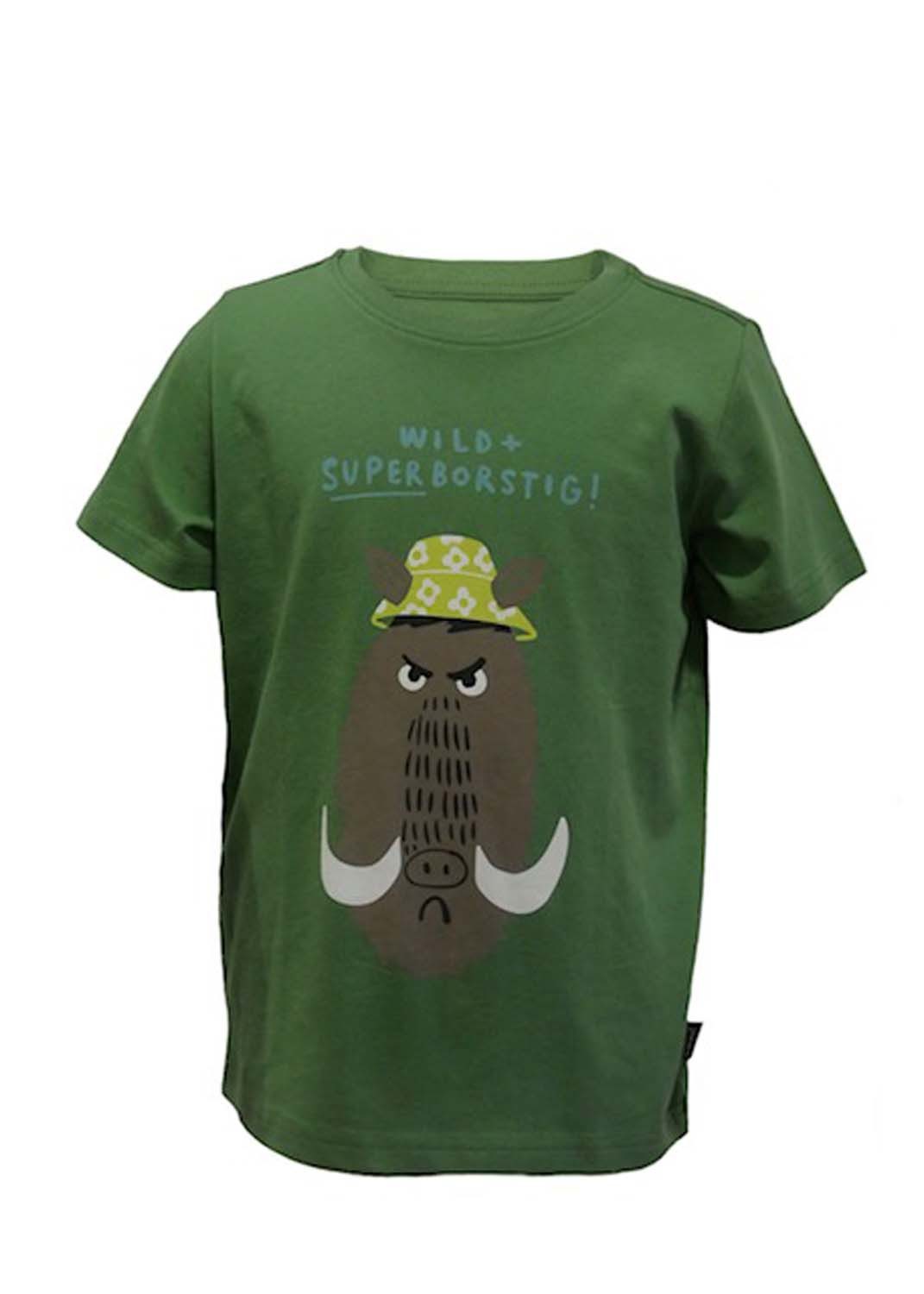 JAKO-O Print-Shirt JAKO-O Kinder T-Shirt mit tierisch frechem Print, dunkelgrün