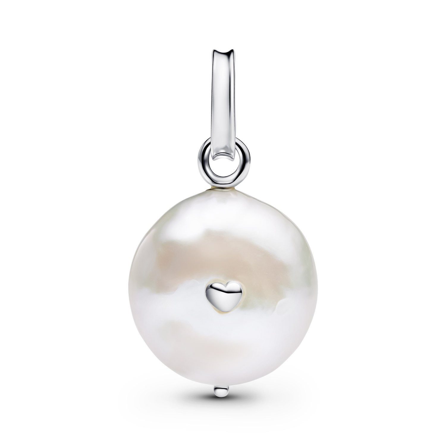 Pandora Kettenanhänger Charm-Silber Mum mit Barockperle