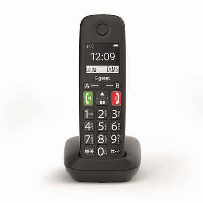 Gigaset E290A Festnetztelefon (Mobilteile: 1, große beleuchtete Einzel-Tasten am Mobilteil)