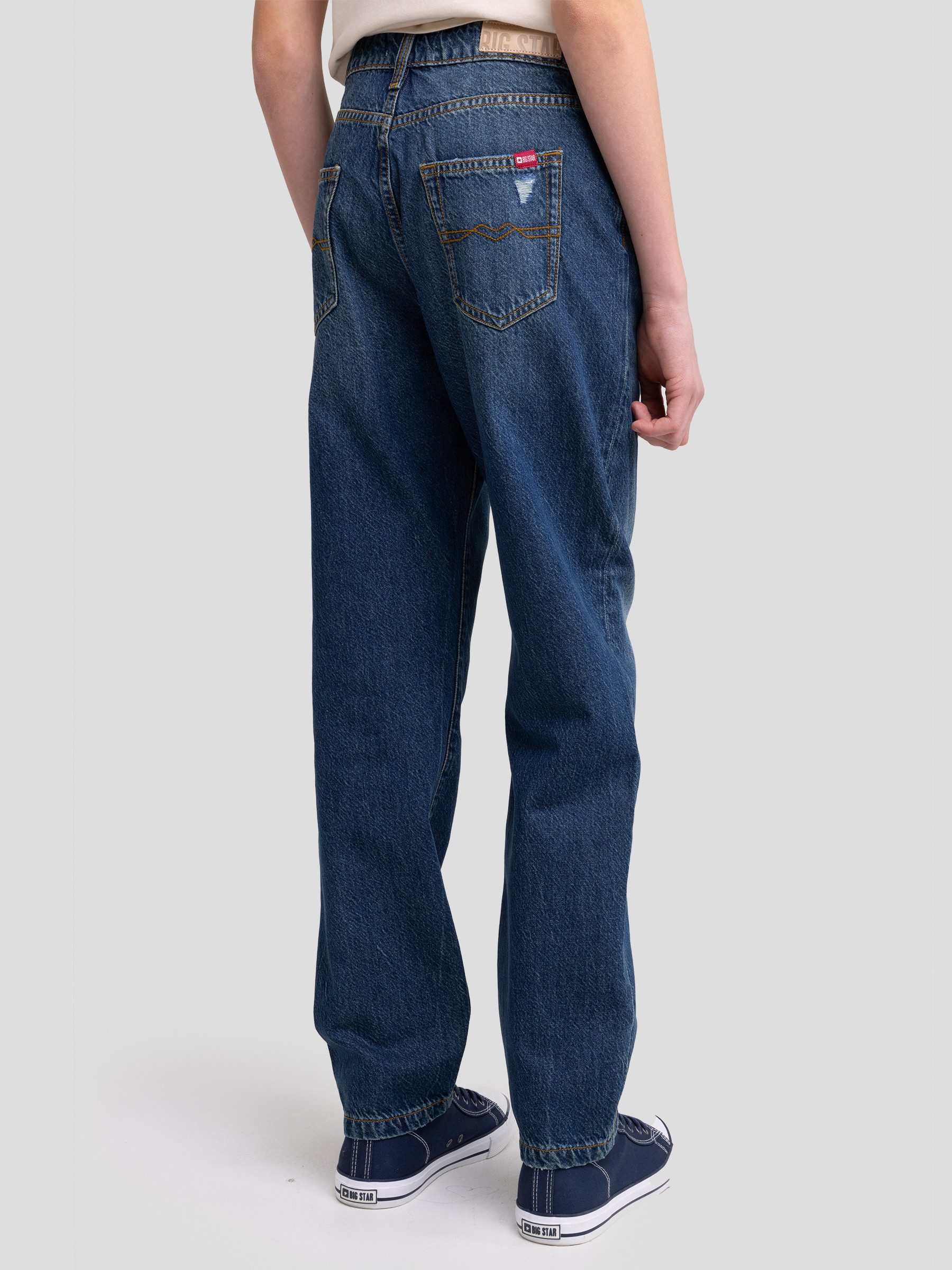 BIG STAR Weite Jeans ISAAM hohe Leibhöhe